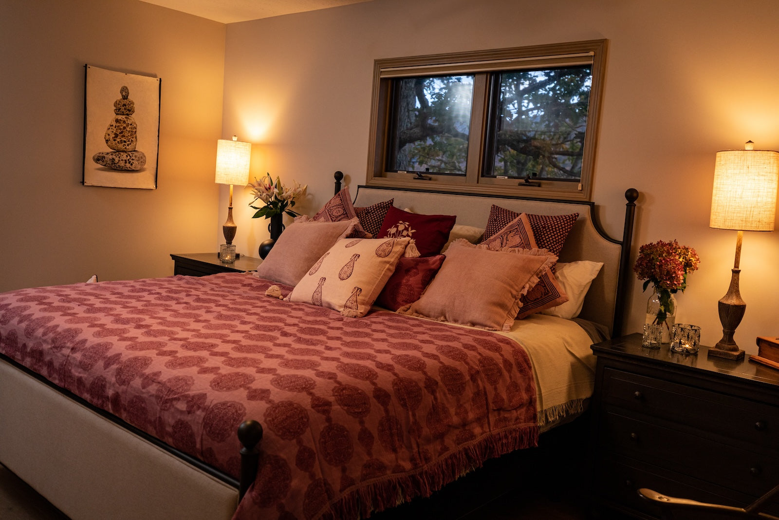Manali Medallion Sheer Linen Throw