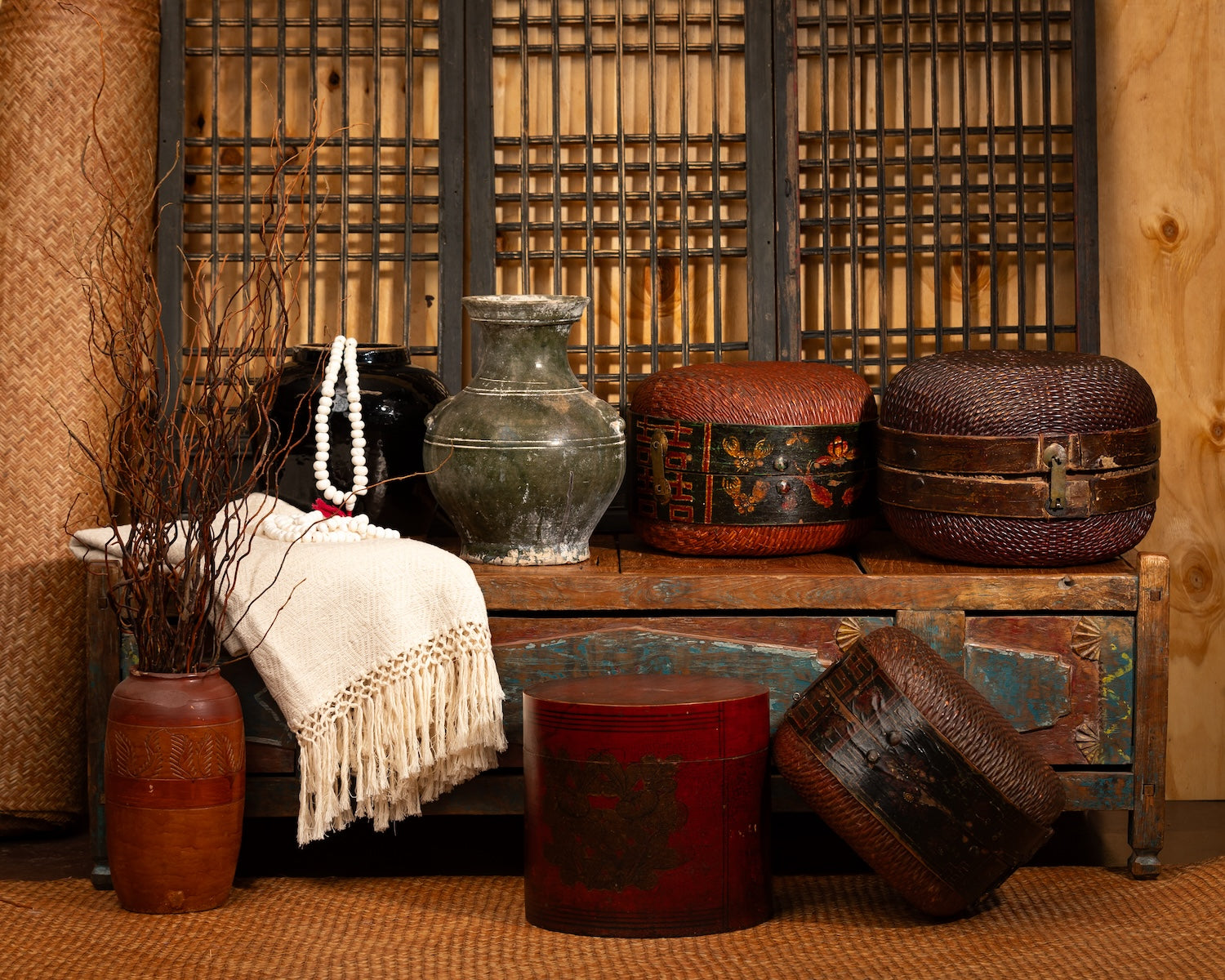 Vintage Chinese Basket 006