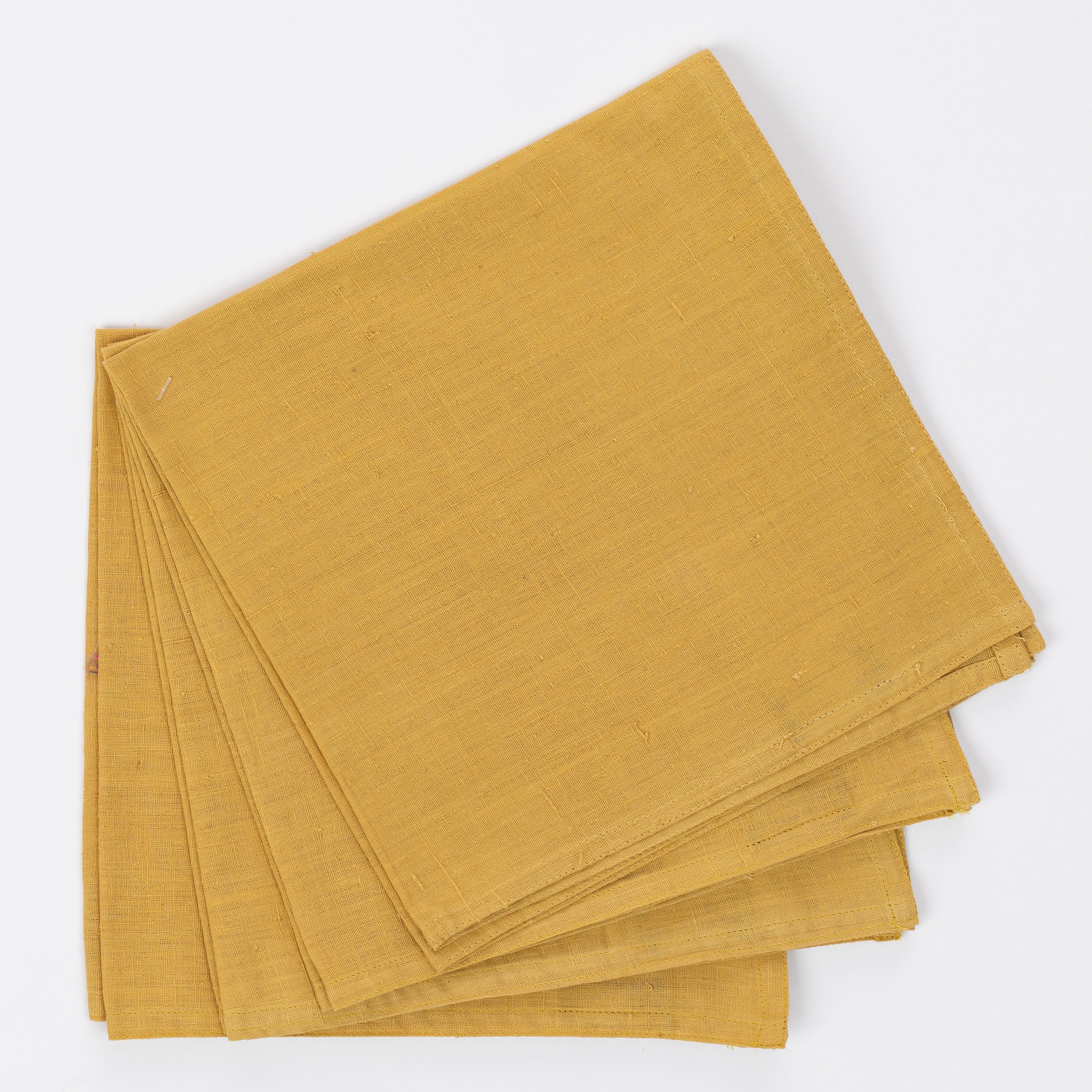 Ocher Khadi Napkins
