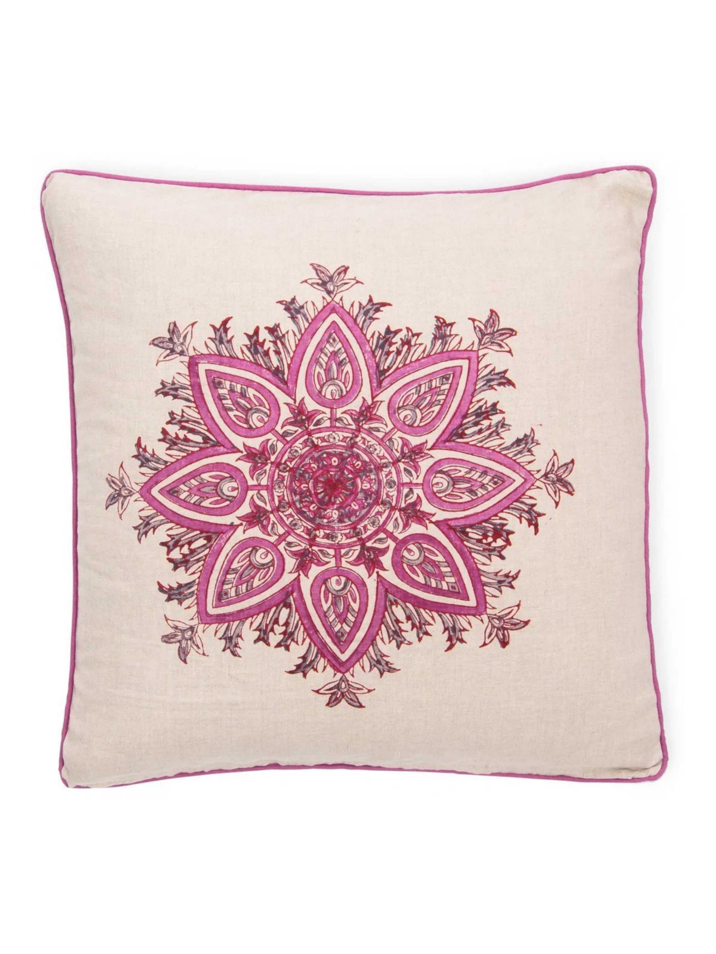 Damascus Berry Medallion Euro Sham