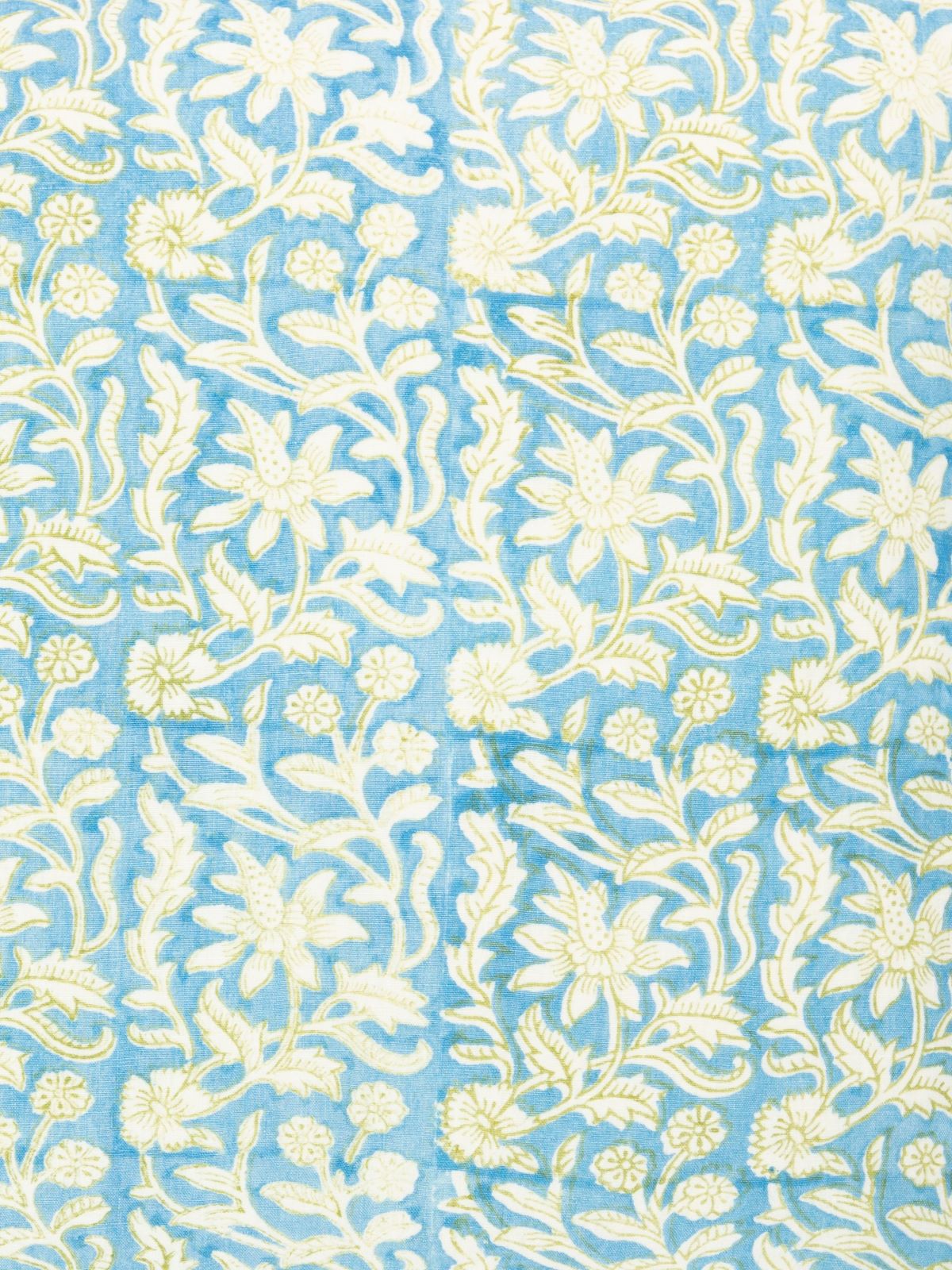 Gardenia Cornflower Blue/Moss Green