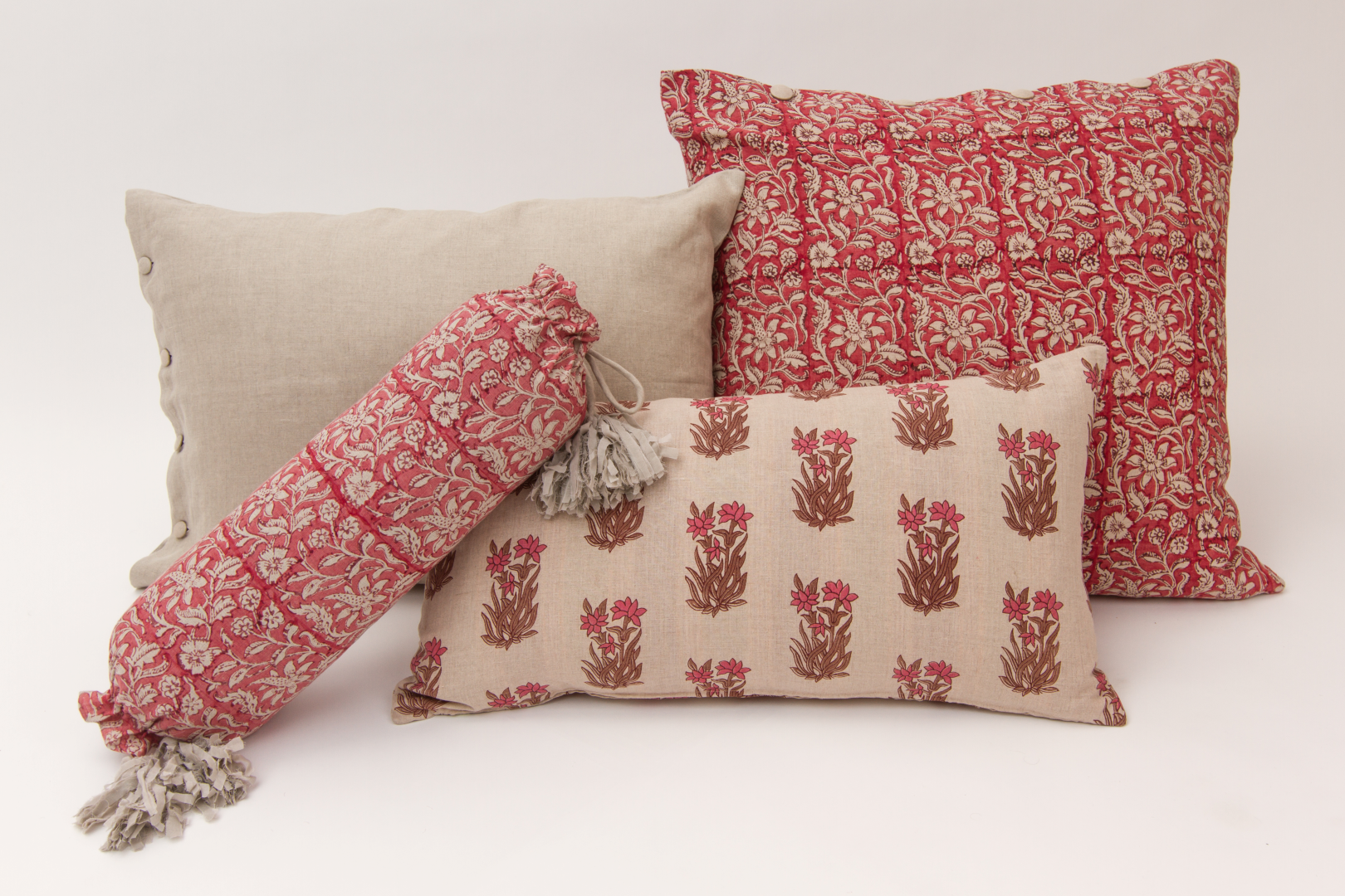 Gardenia Salmon/Clay Euro Sham
