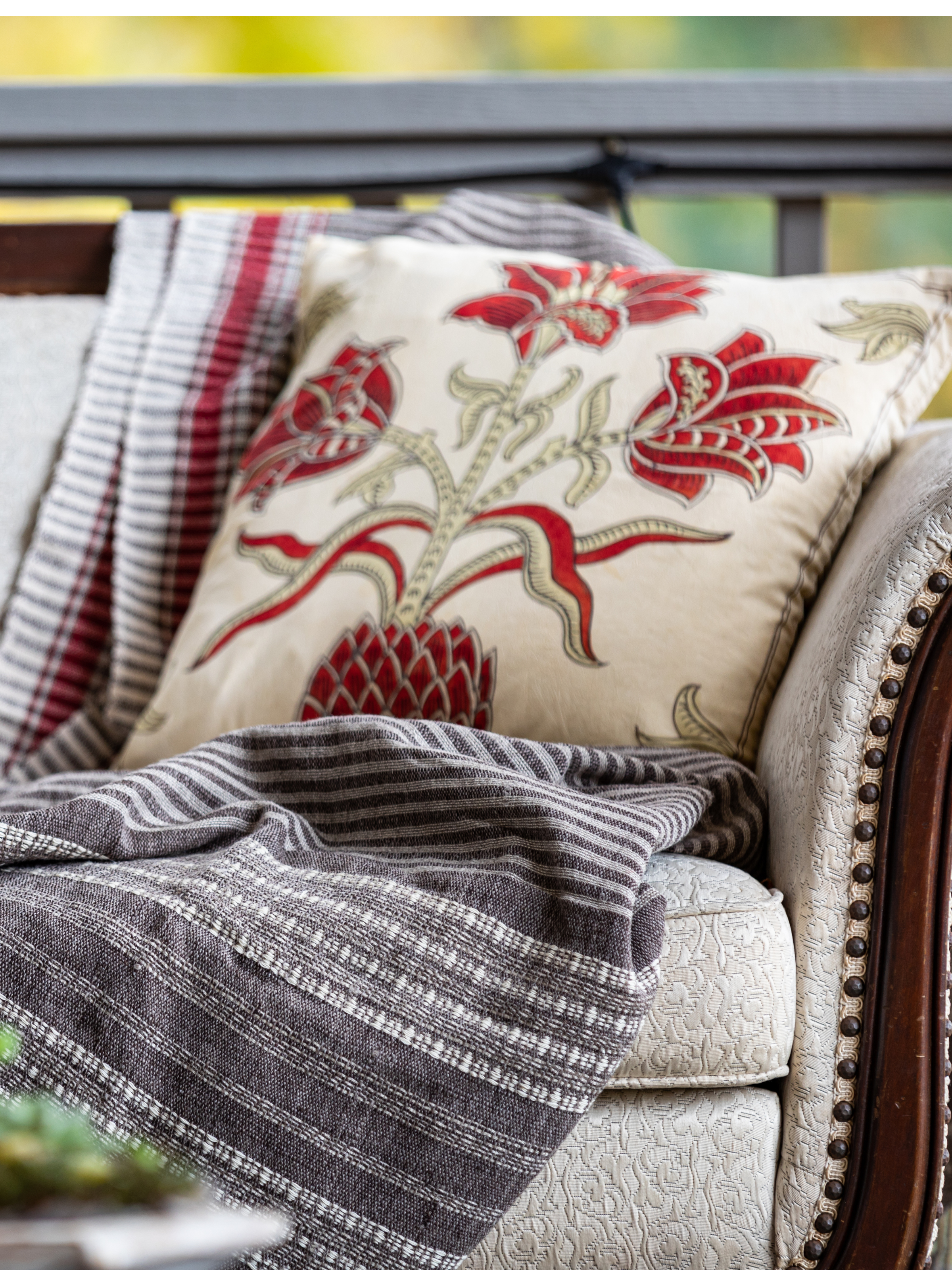 Turkish Tulip Silk Pillow Cover