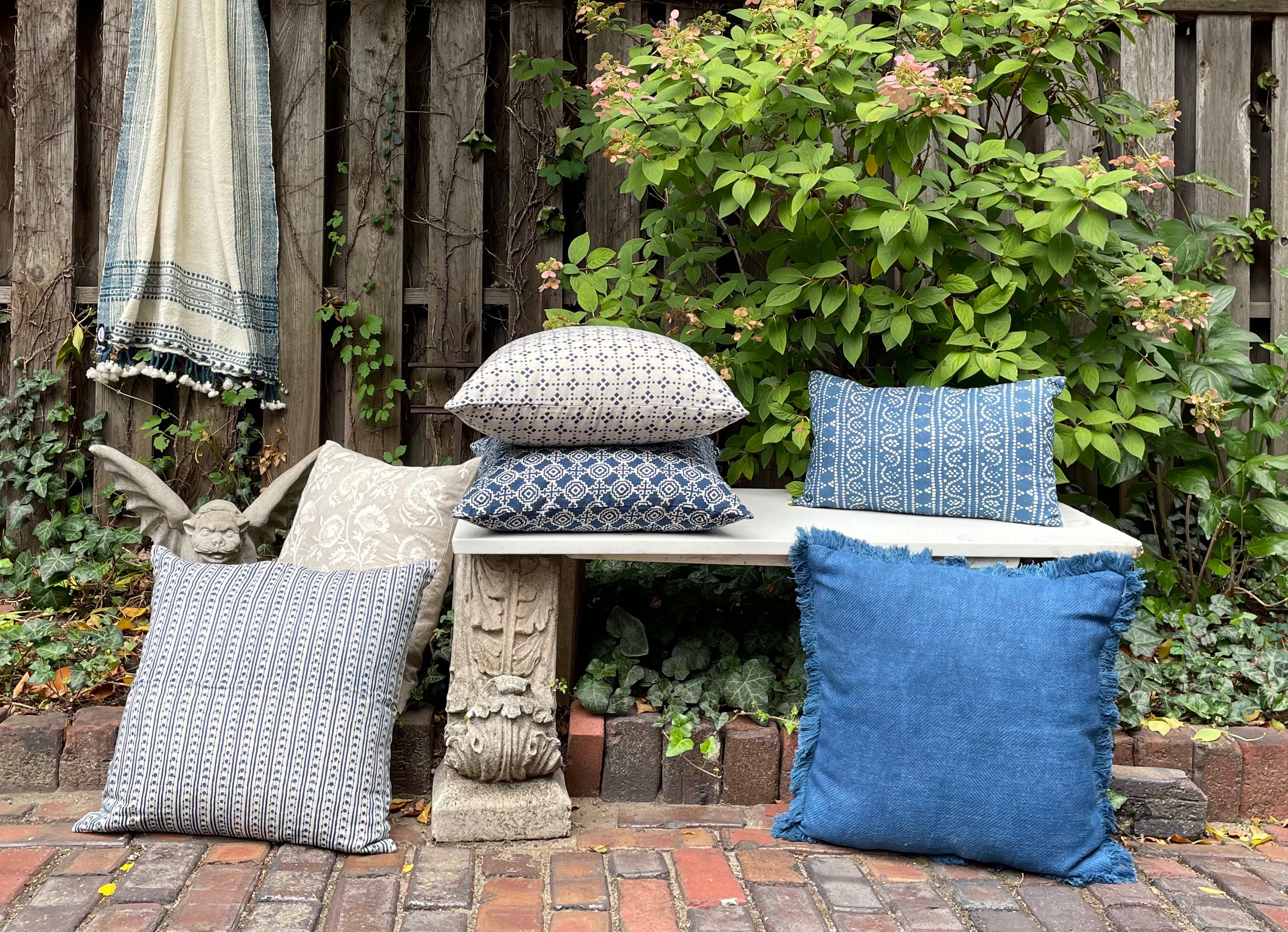 Prayag Indigo Decorative Pillow Cover