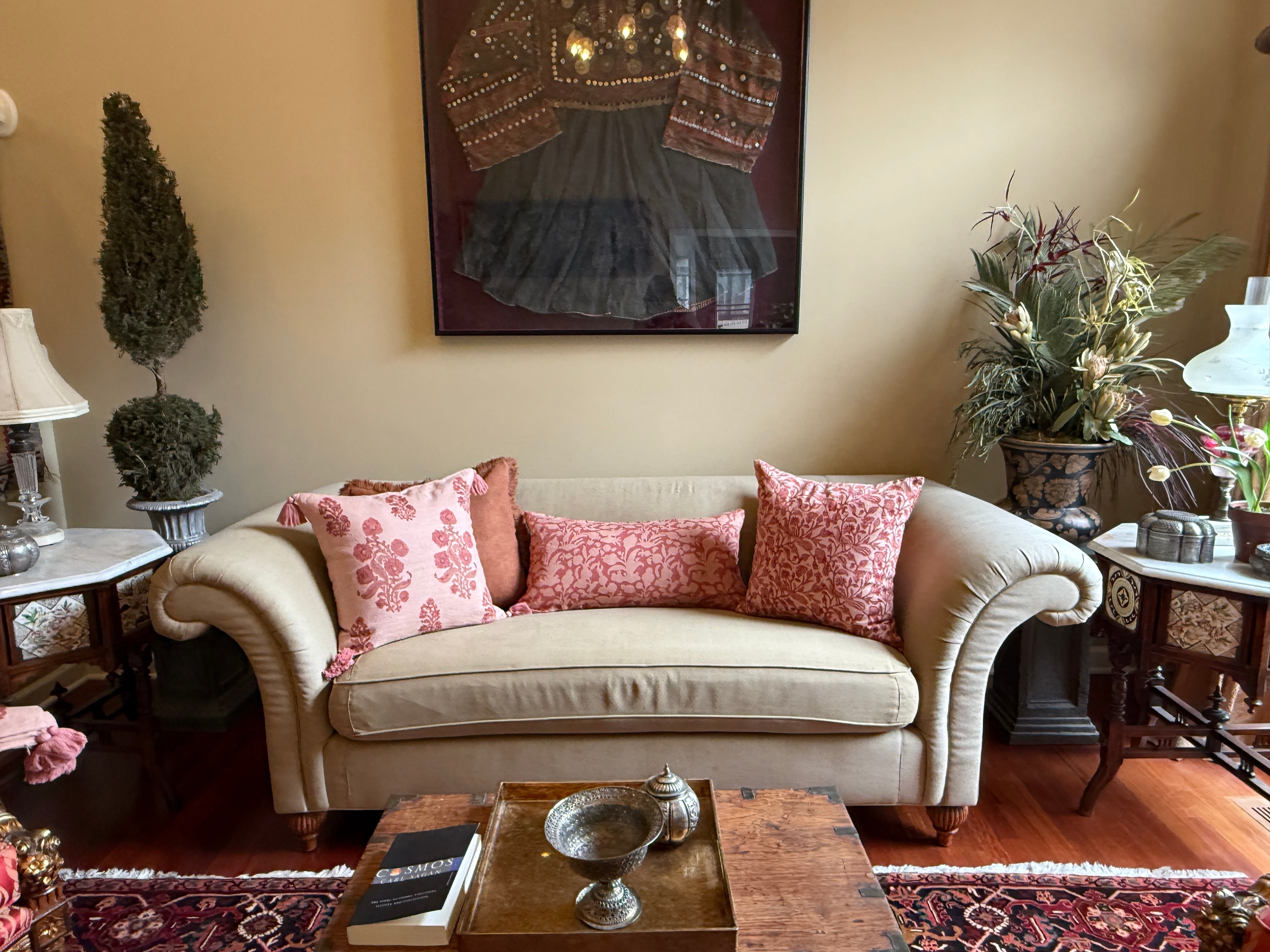 Foxglove Lumbar Pillow Cover