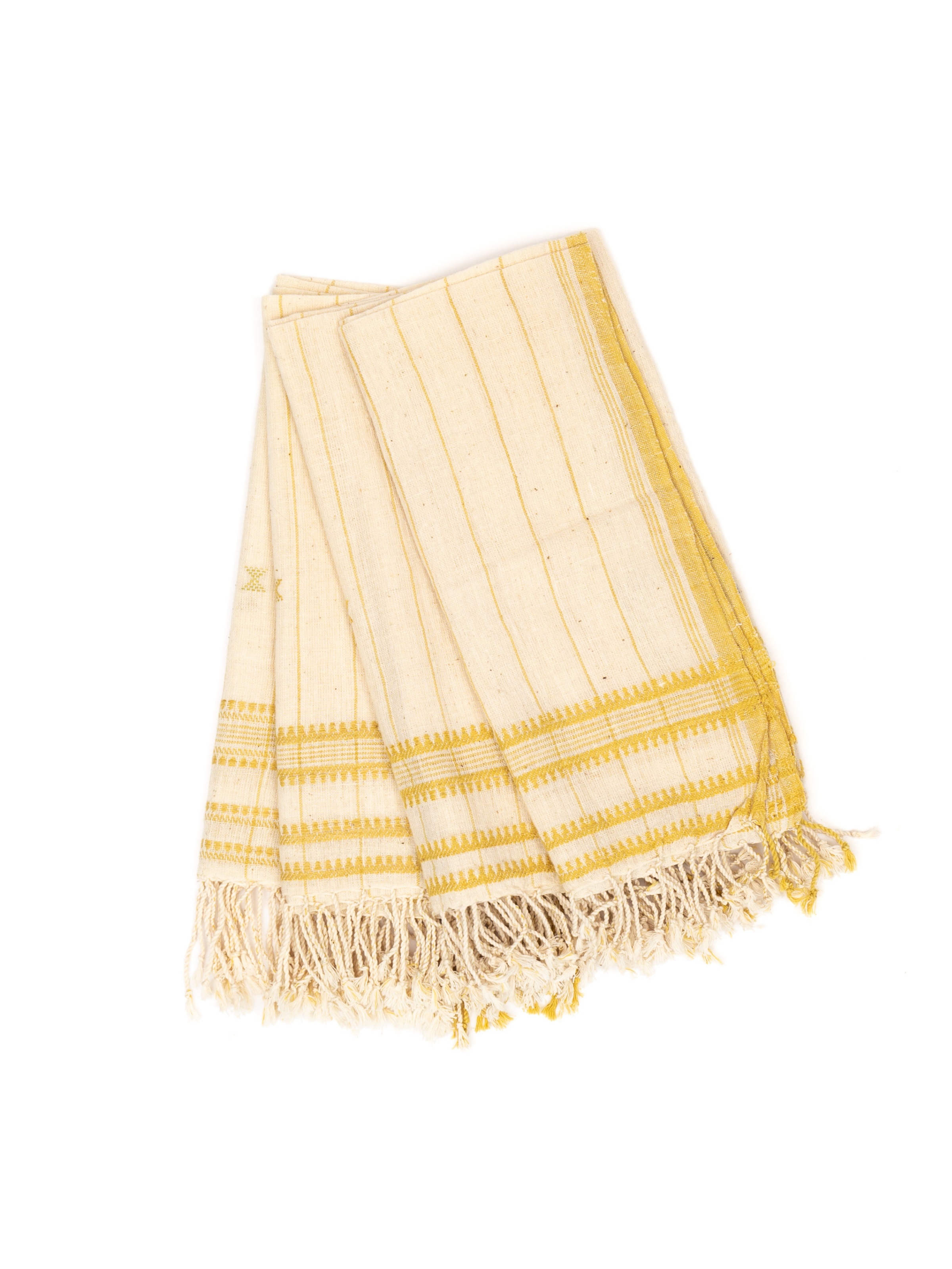 Khamir Yellow Woven Napkin Set