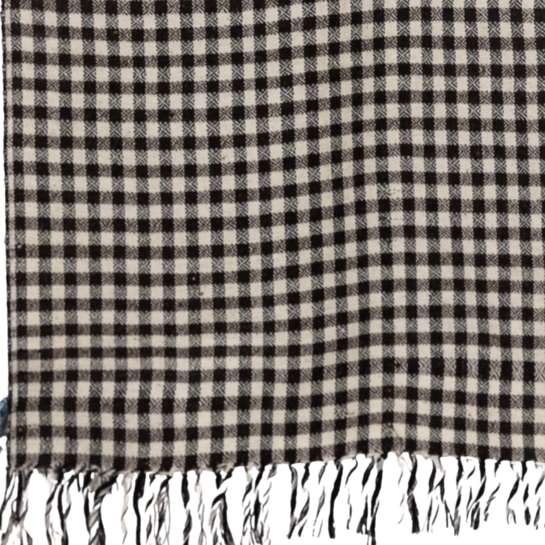 Kulu Coco Checkered Wool Blanket