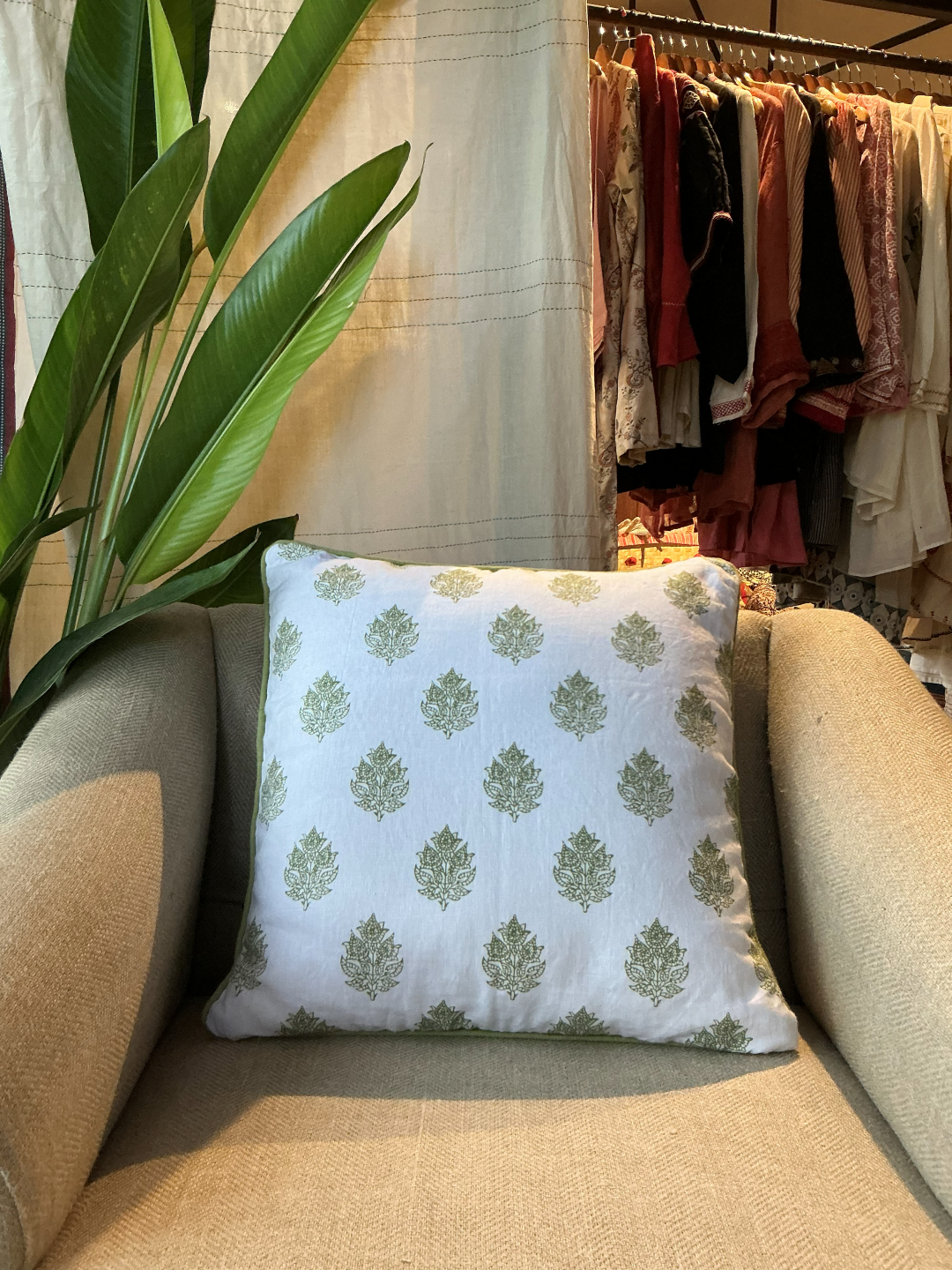 Rishi Pistachio Decorative Pillow Cover