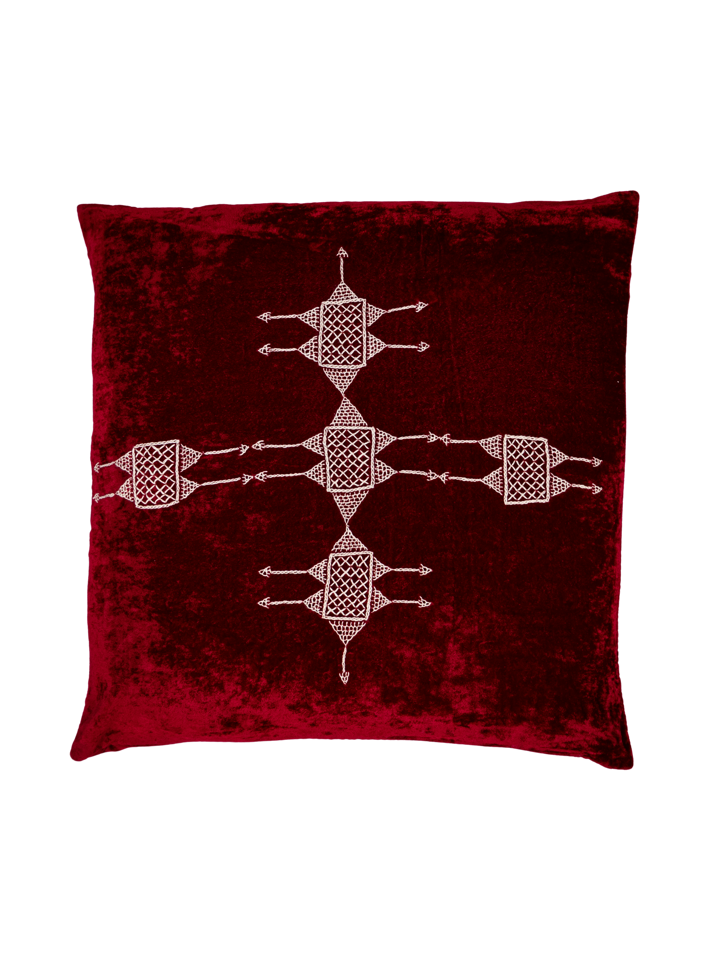 Rufia Sangria Velvet Pillow Cover