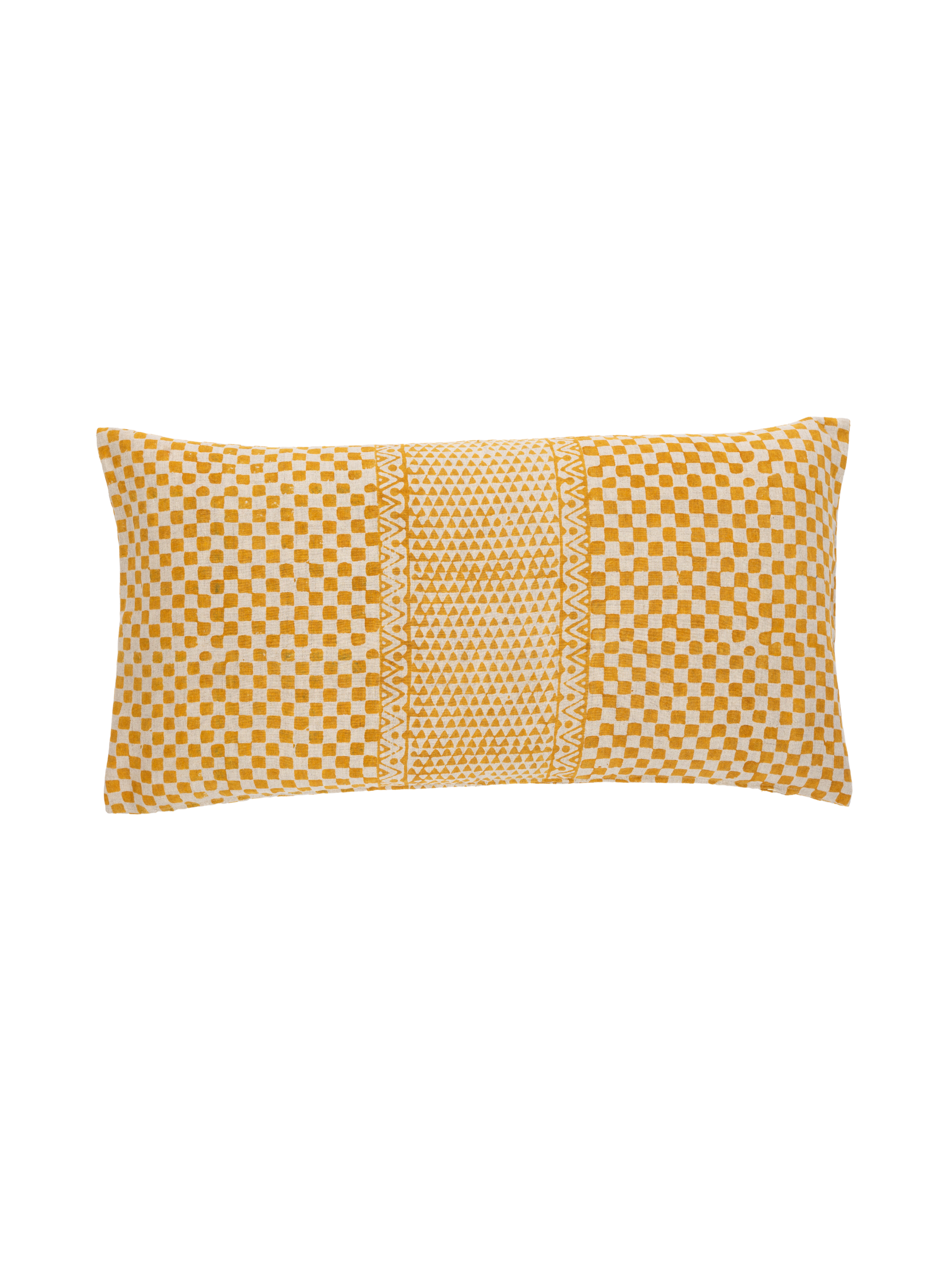 Samburu Ochre Lumbar Pillow