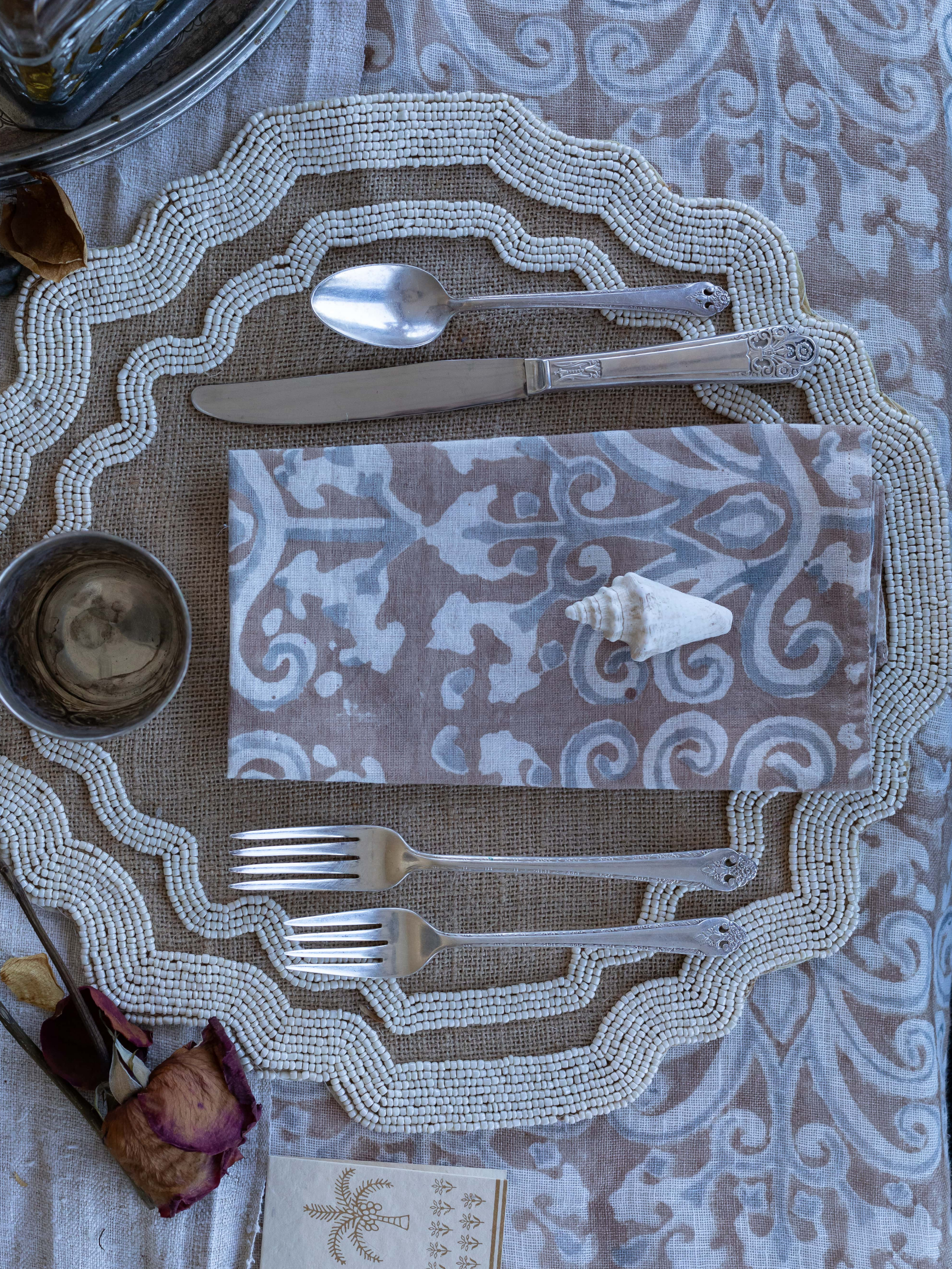 Topkapi Clay/Slate Napkin Set