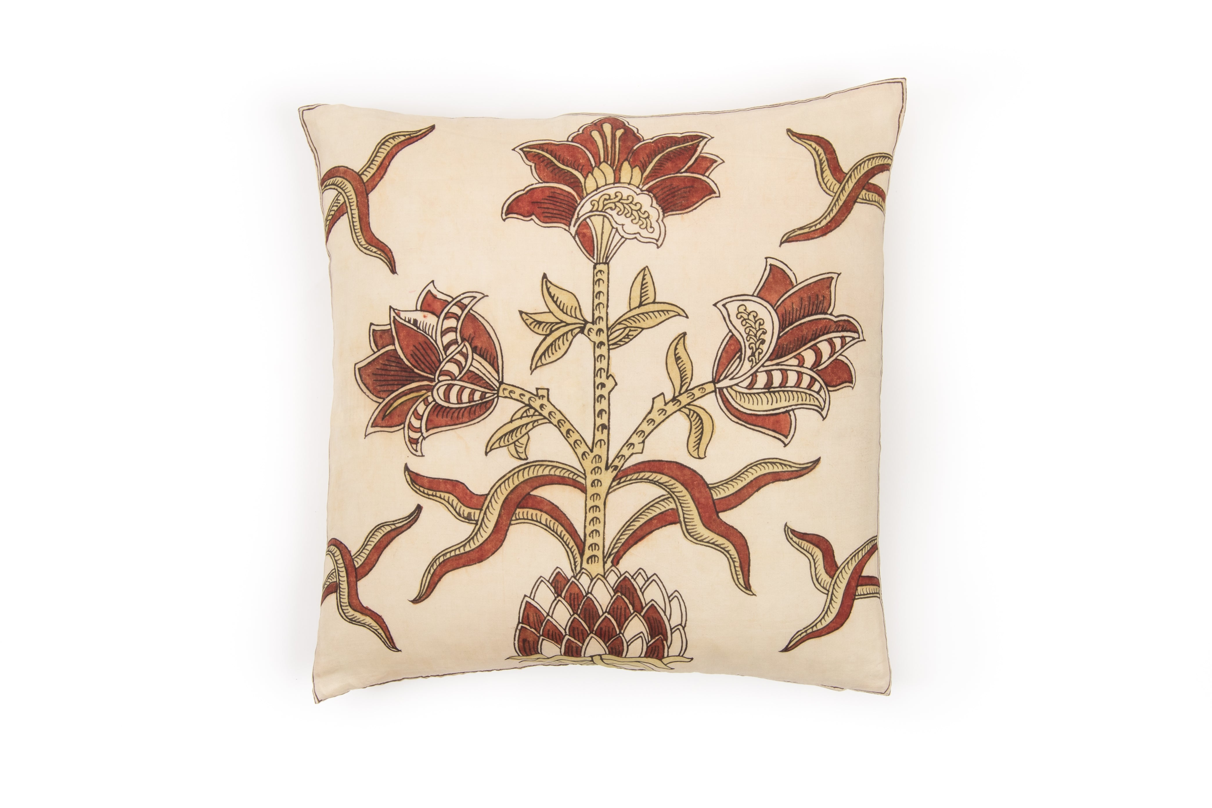 Turkish Tulip Silk Pillow Cover