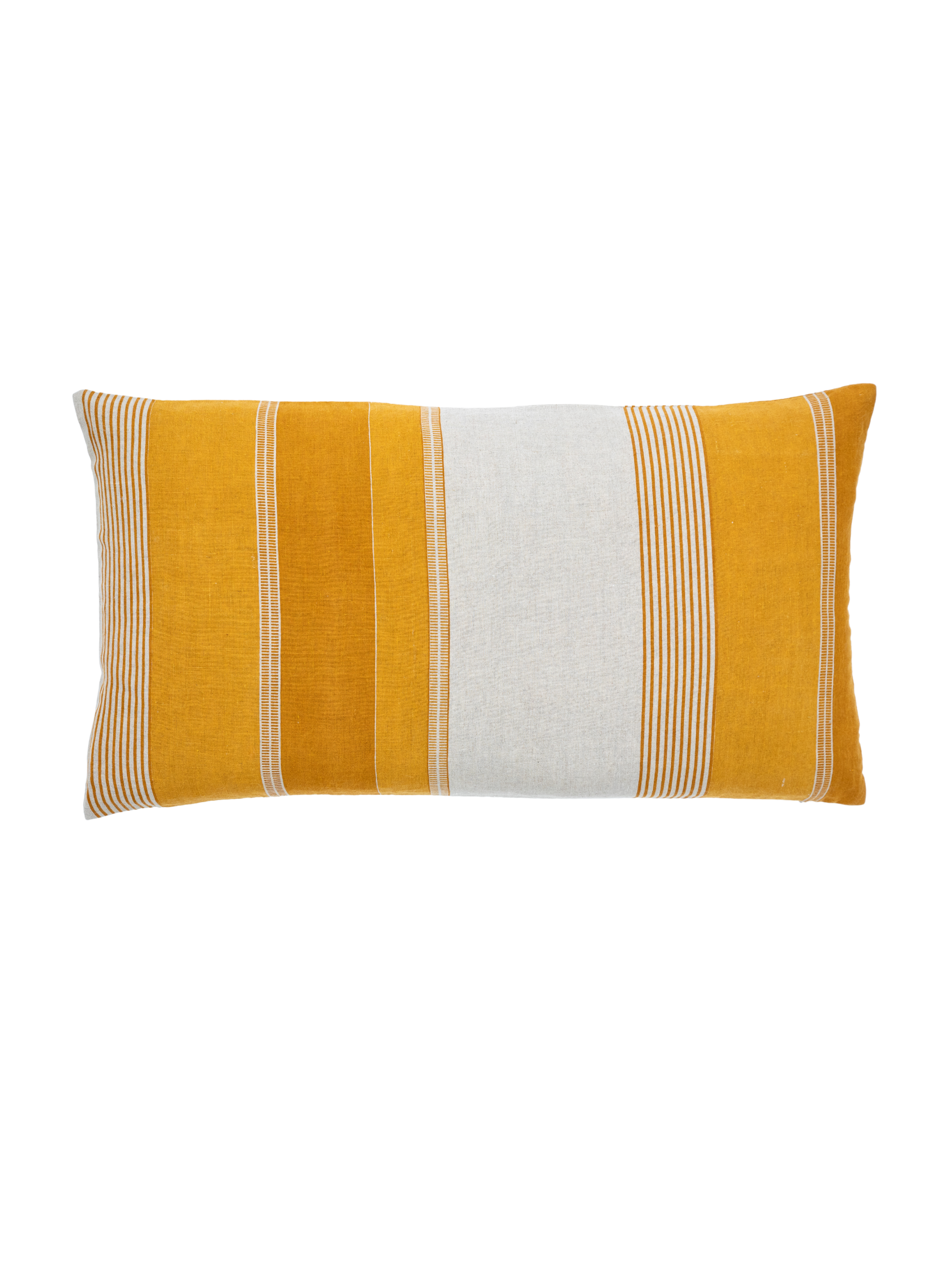 Tulum Stripe Ochre Pillow Cover