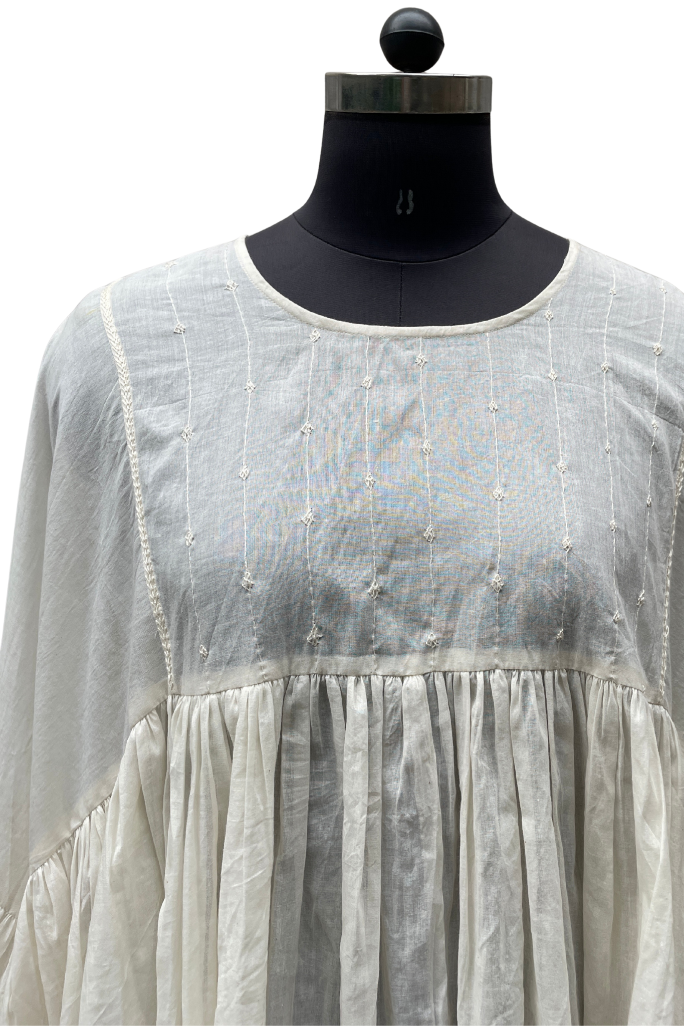 Umbria Tunic Shell with Embroidery