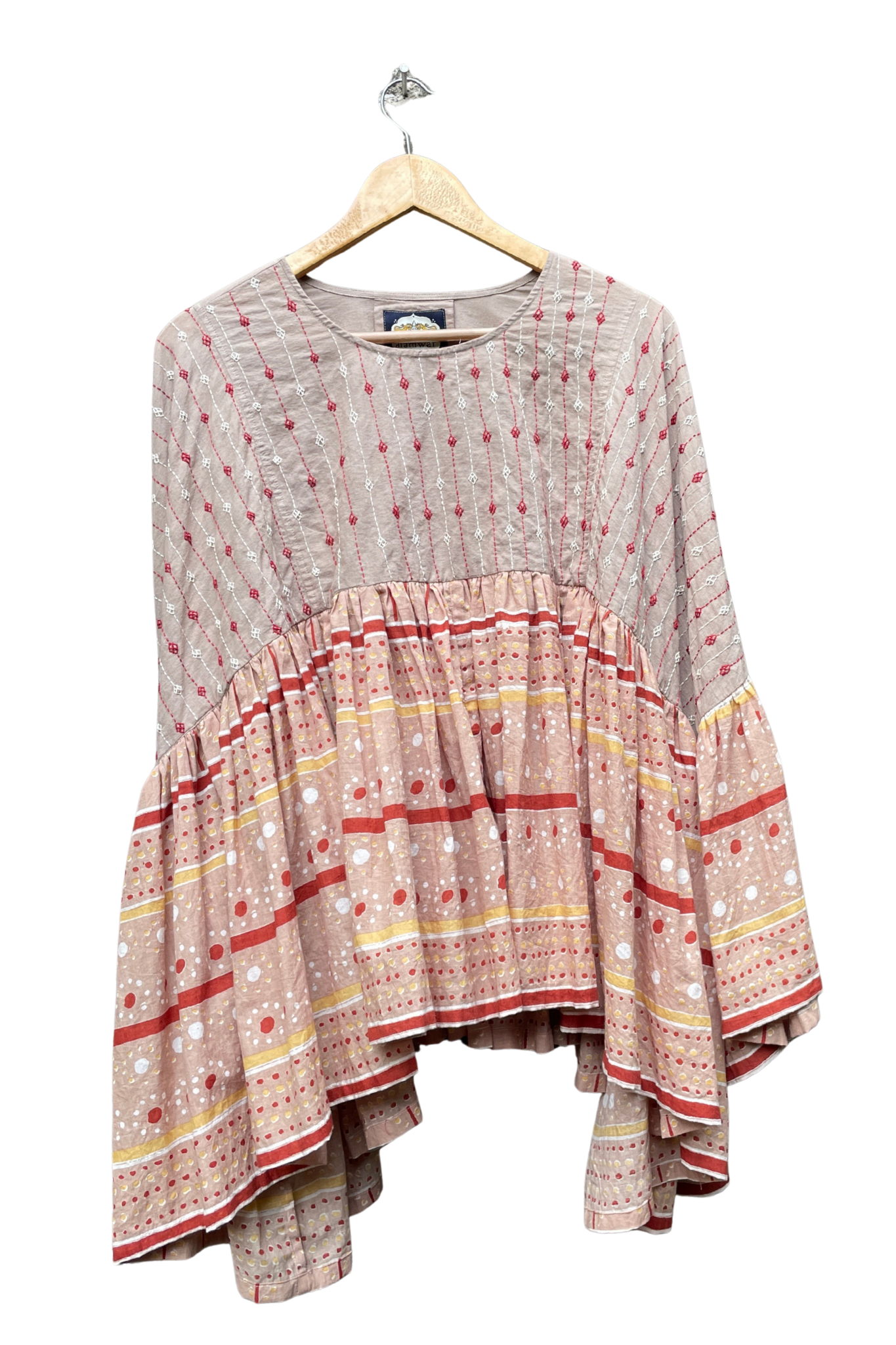 Umbria Tunic Utopia Clay with Embroidery