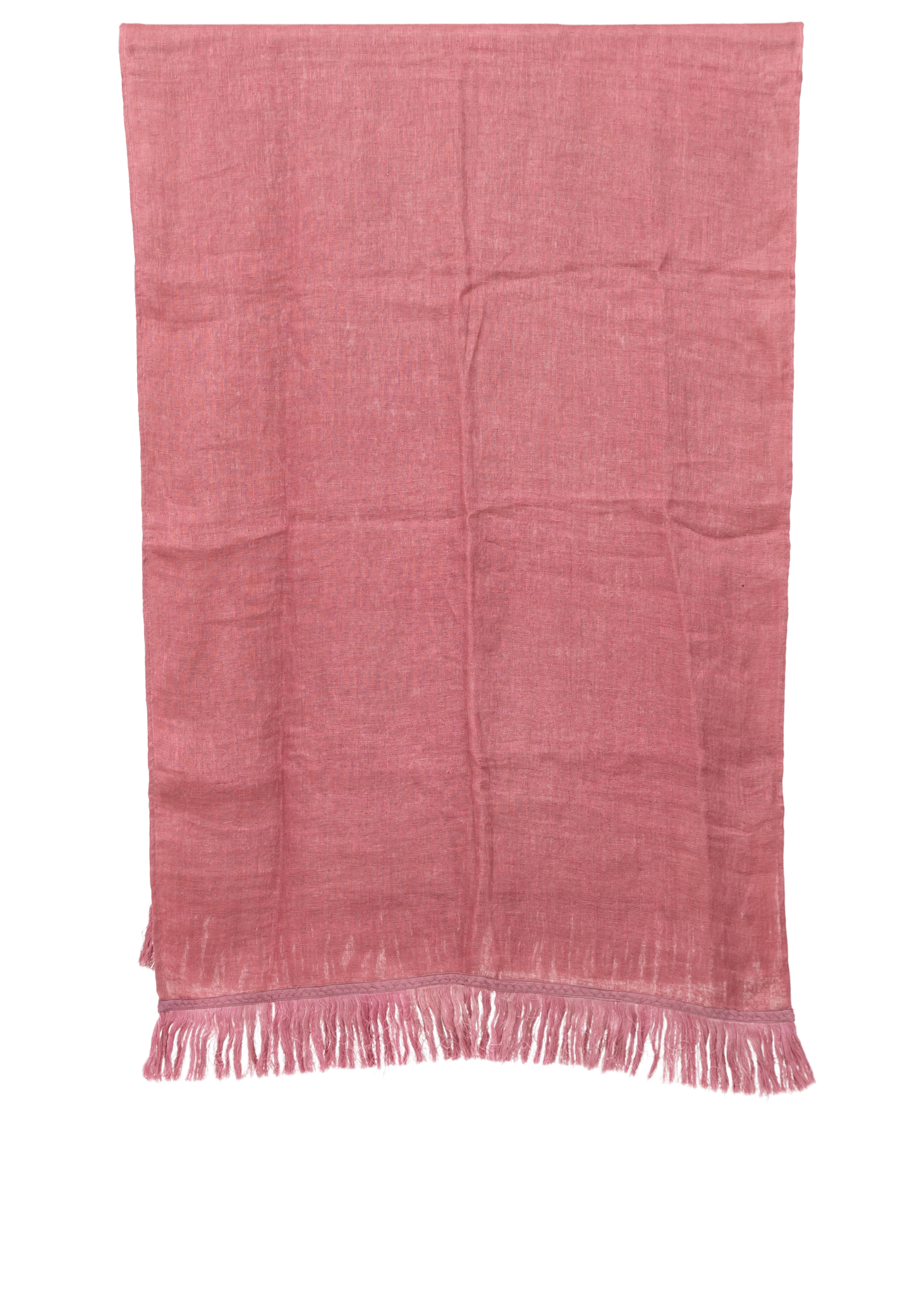 Blush Sheer Linen Throw