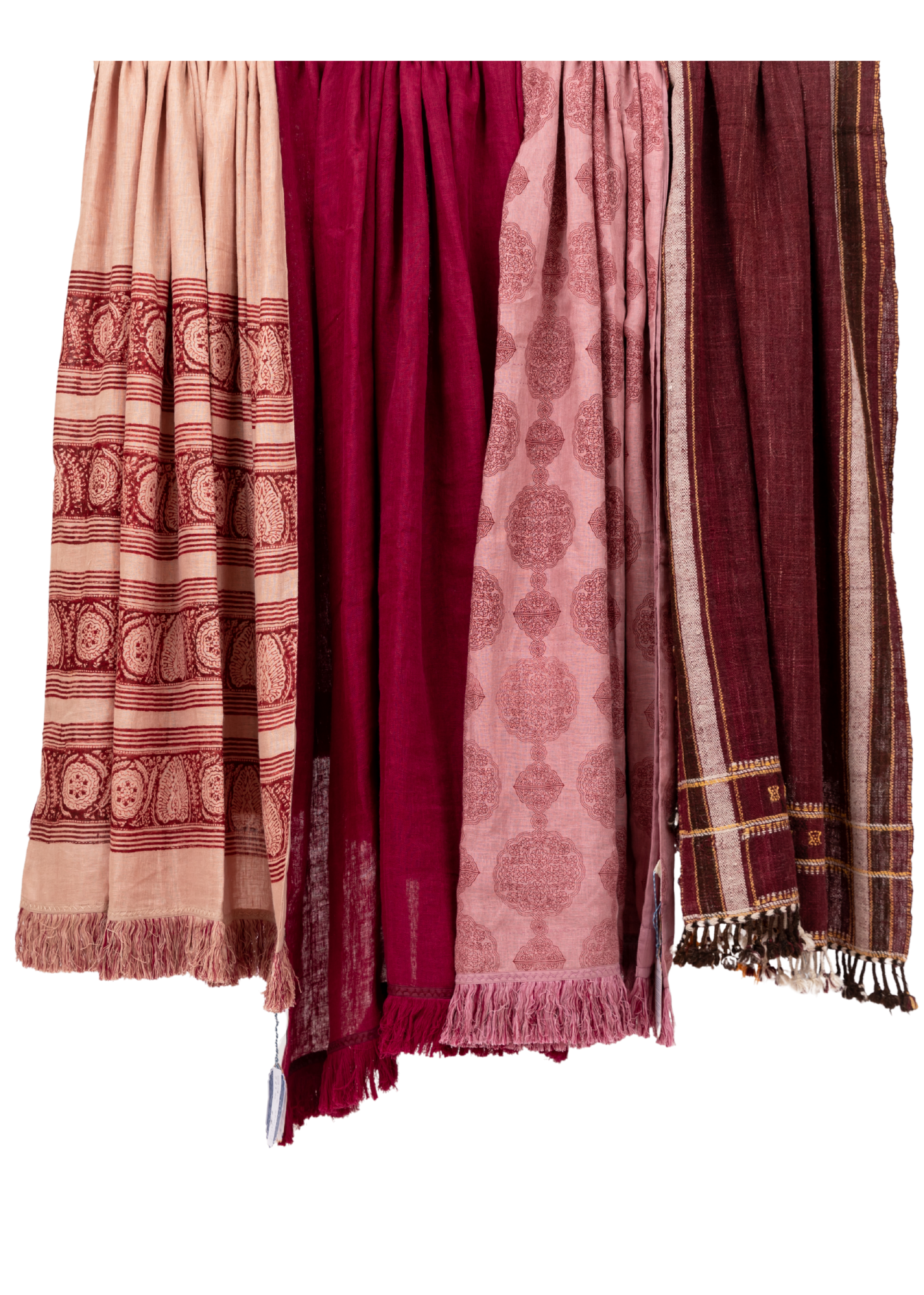 Blush Sheer Linen Throw