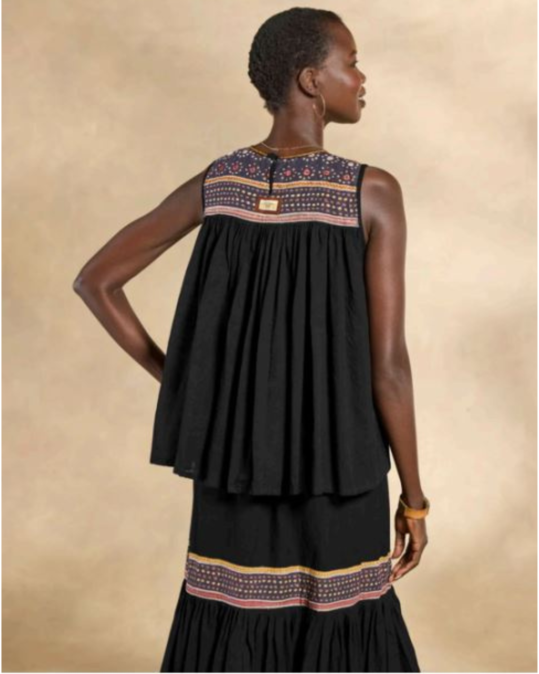 Yoshiko Top In Charcoal