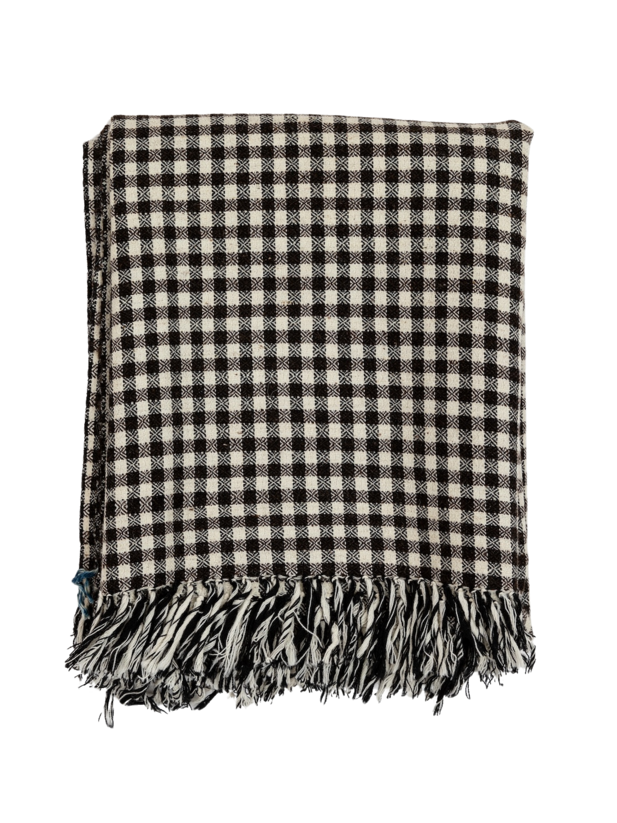 Kulu Coco Checkered Wool Blanket