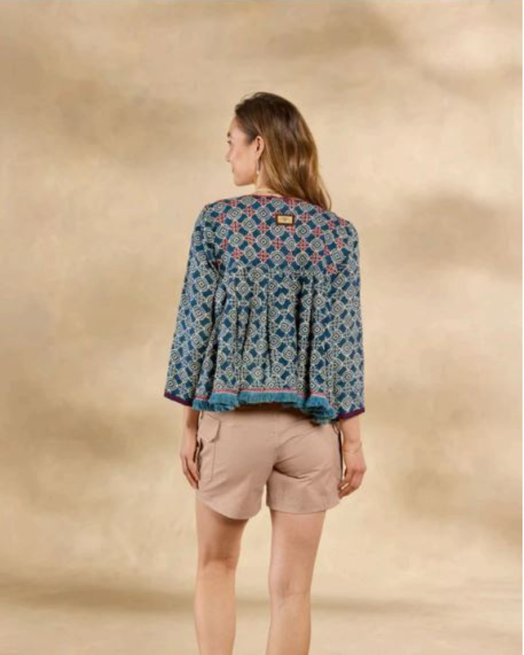 Junoon Jacket In Yuma Print