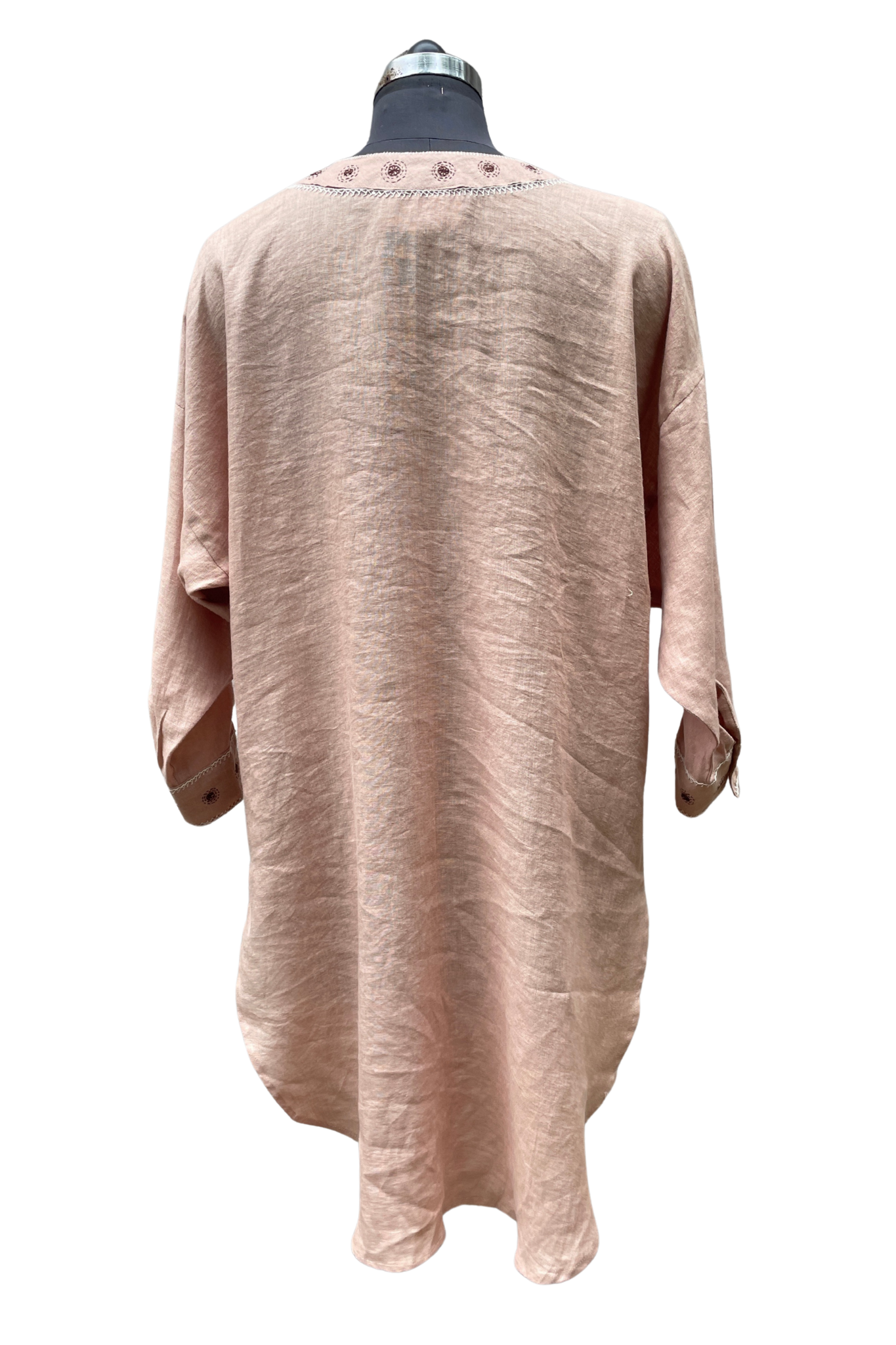 Aida Tunic Clay with Embroidery