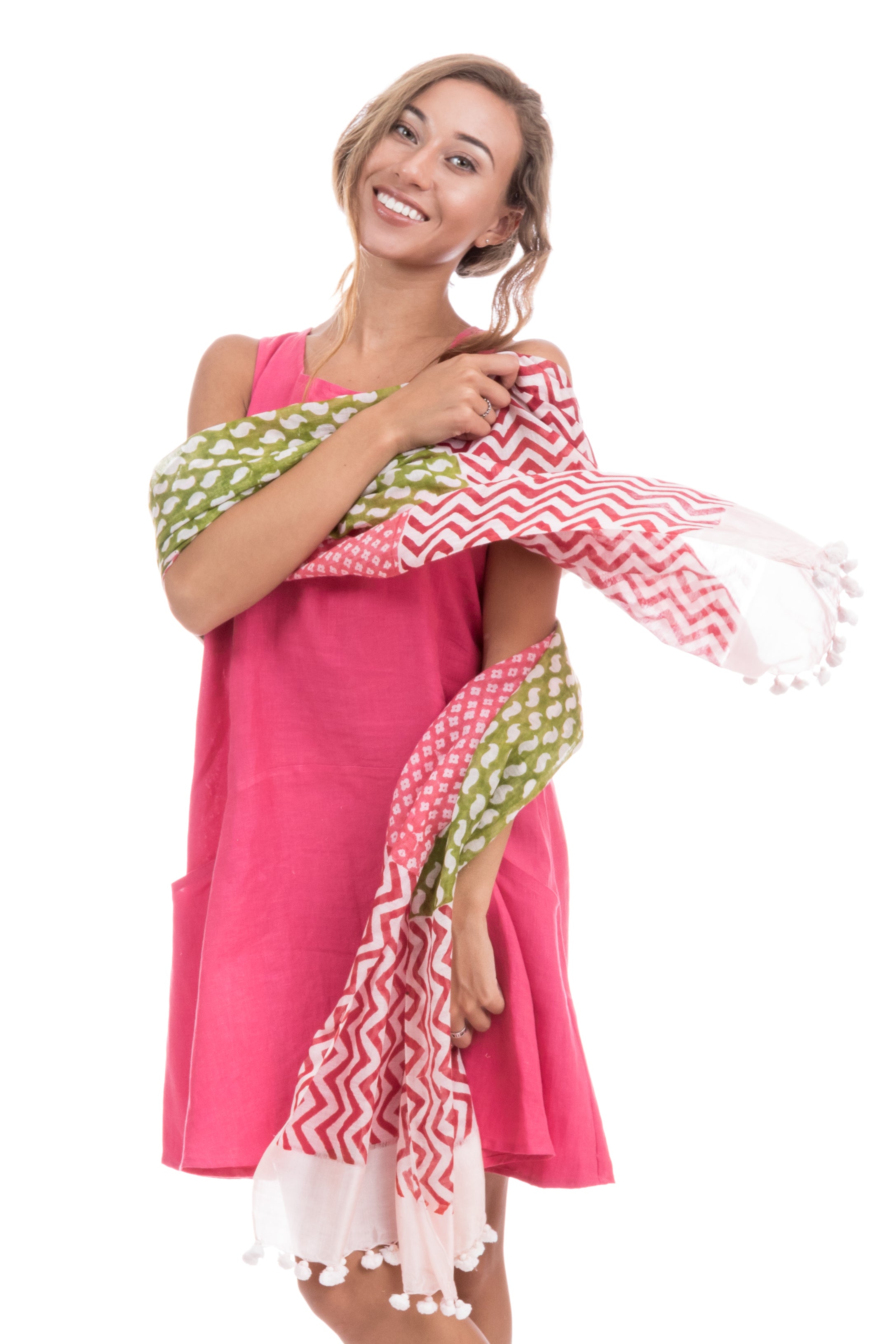Kasbah Pompom Scarf
