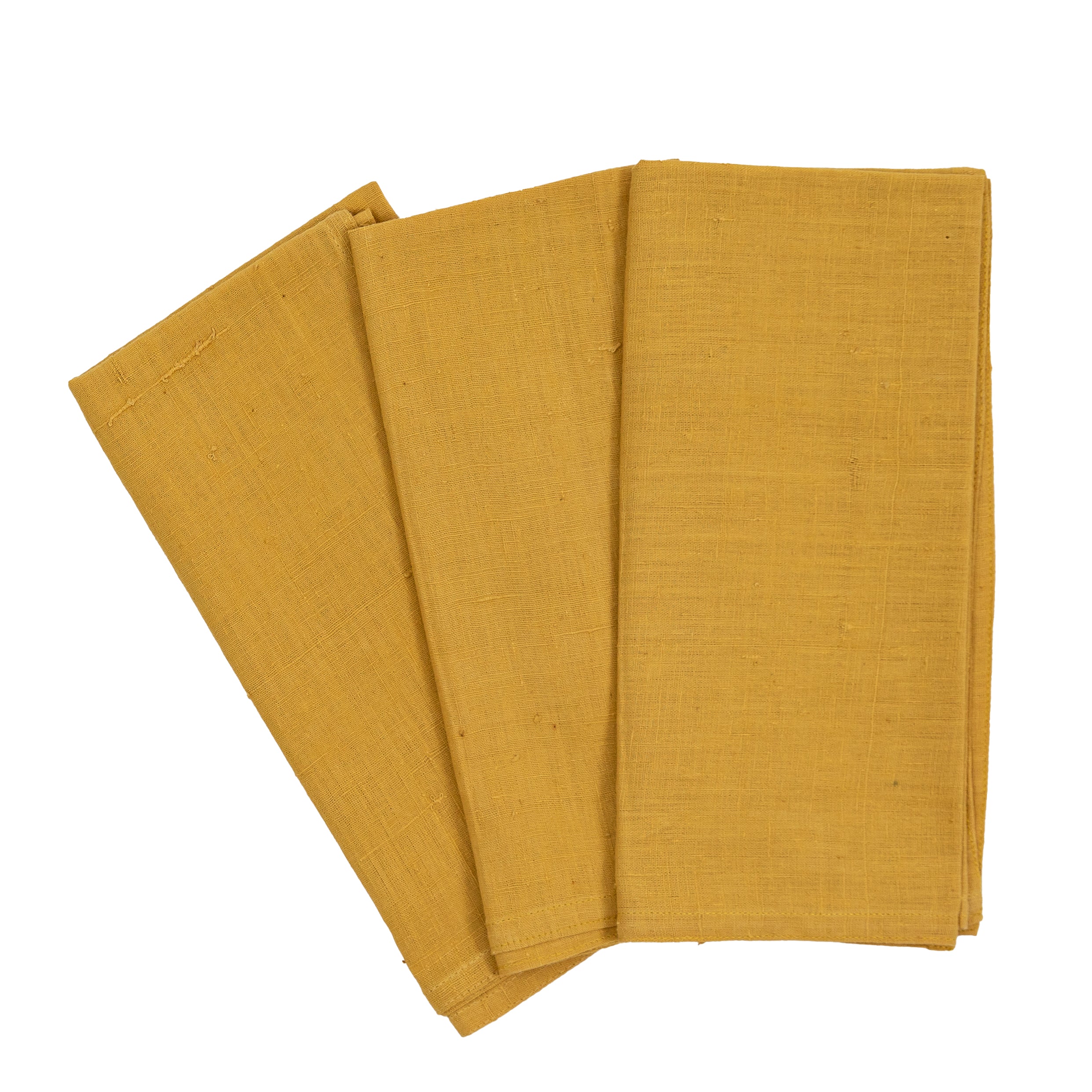 Ocher Khadi Napkins