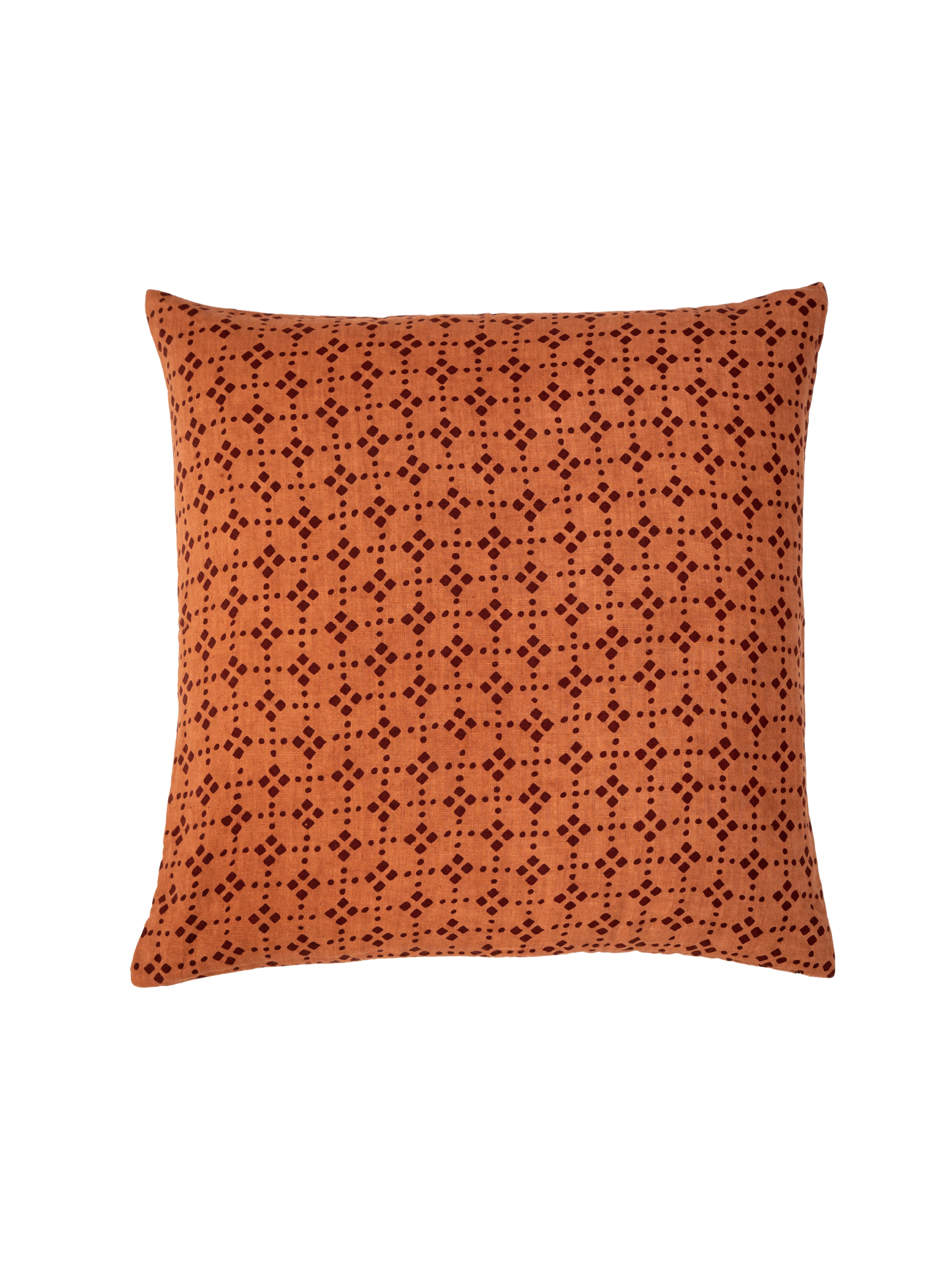 Anjali Dots Cinnamon/Brown Decorative Pillow Cover