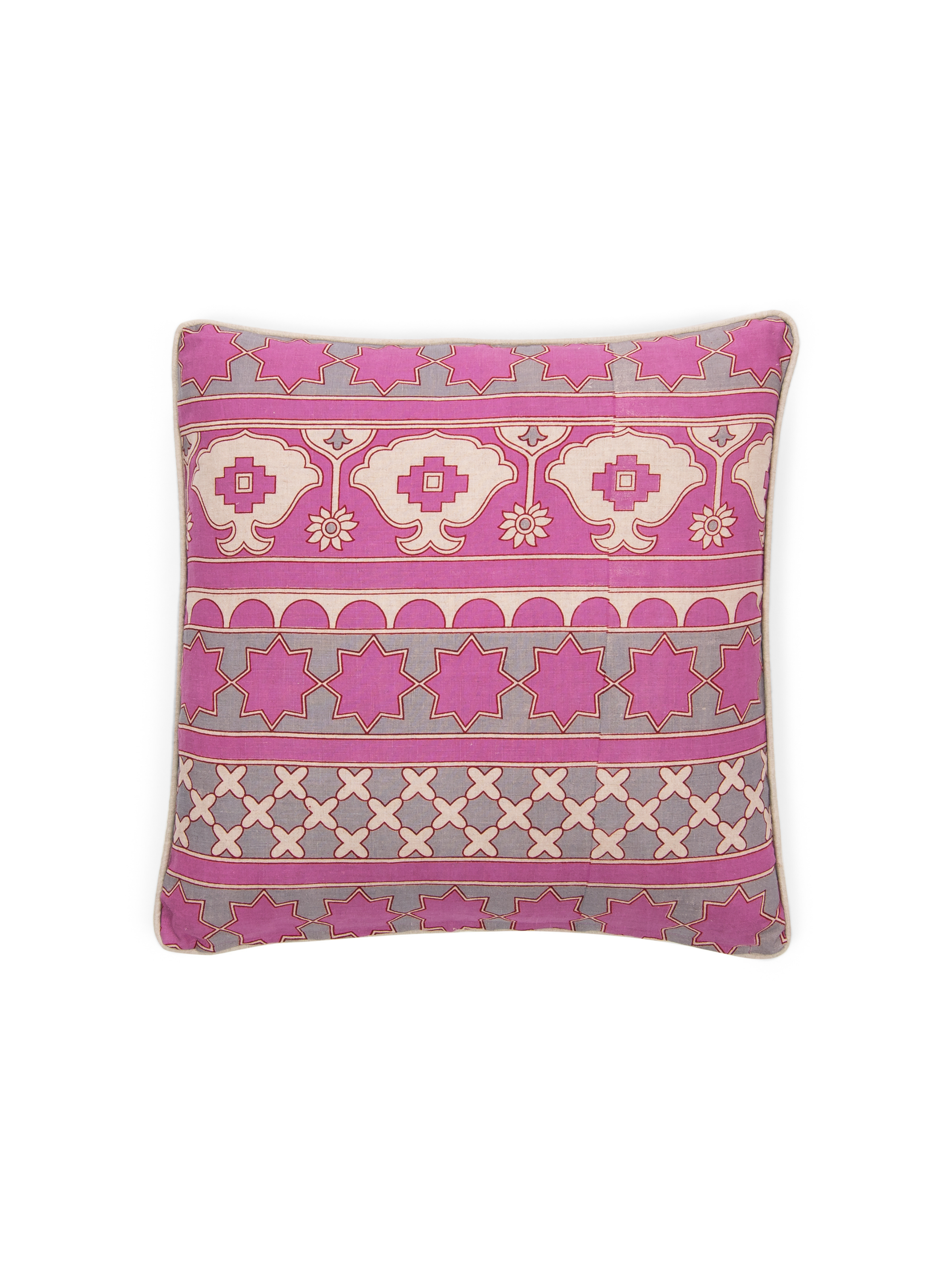 Damascus Berry And Slate Decorative Pillow