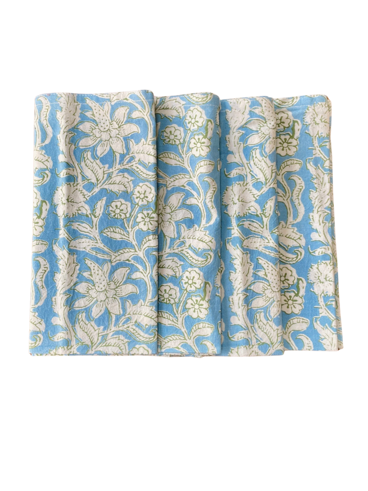 Gardenia Cornflower Blue & Green Napkin Set