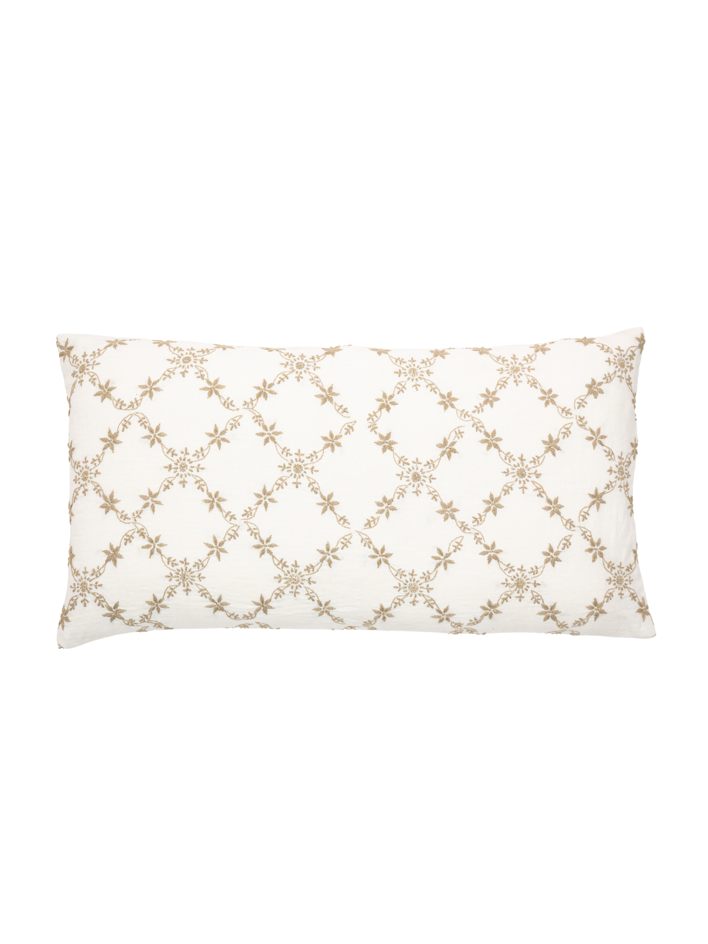 Grace Lucknow Lumbar Pillow Cover Shell Linen
