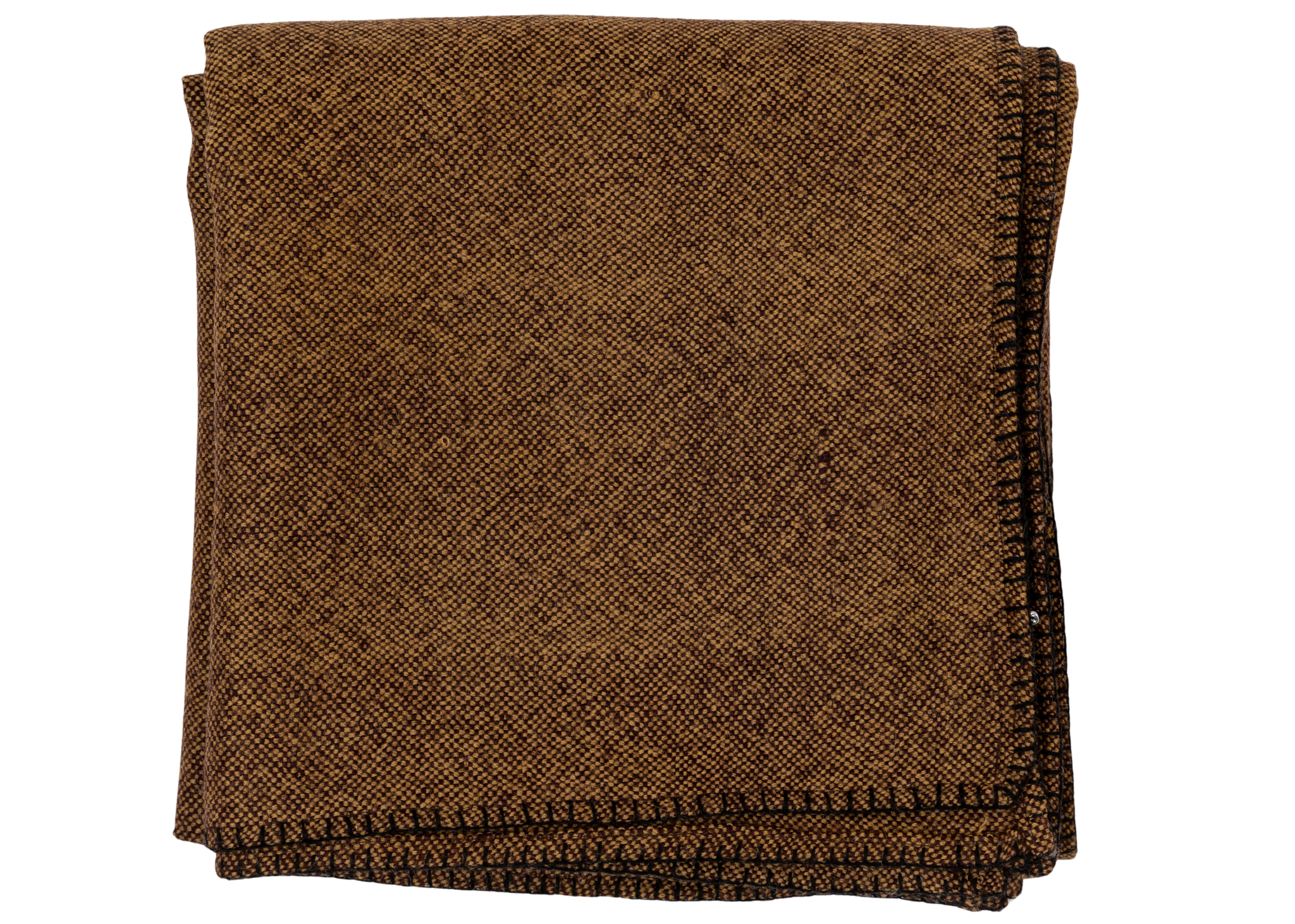 Highlands Cacao Sandstone Wool Throw