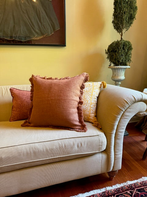 Prayag Cinnamon Decorative Pillow Cover