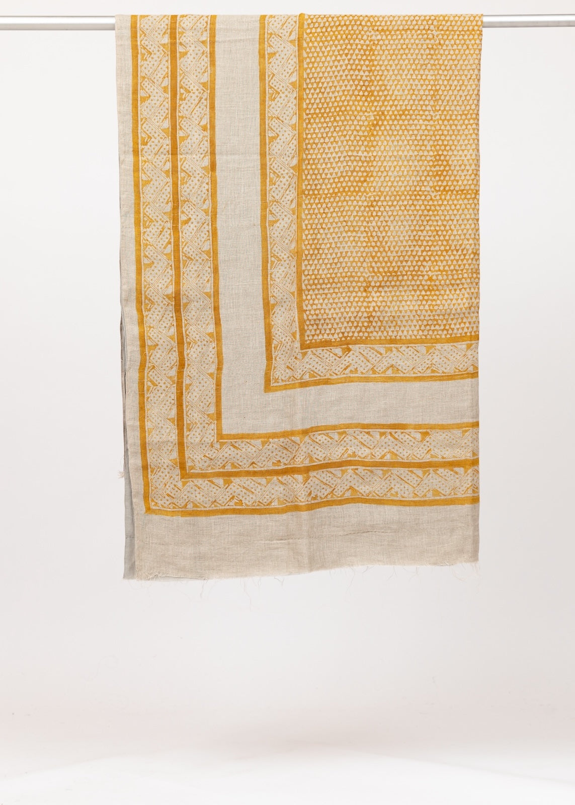Mancala Ochre Sheer Linen Throw