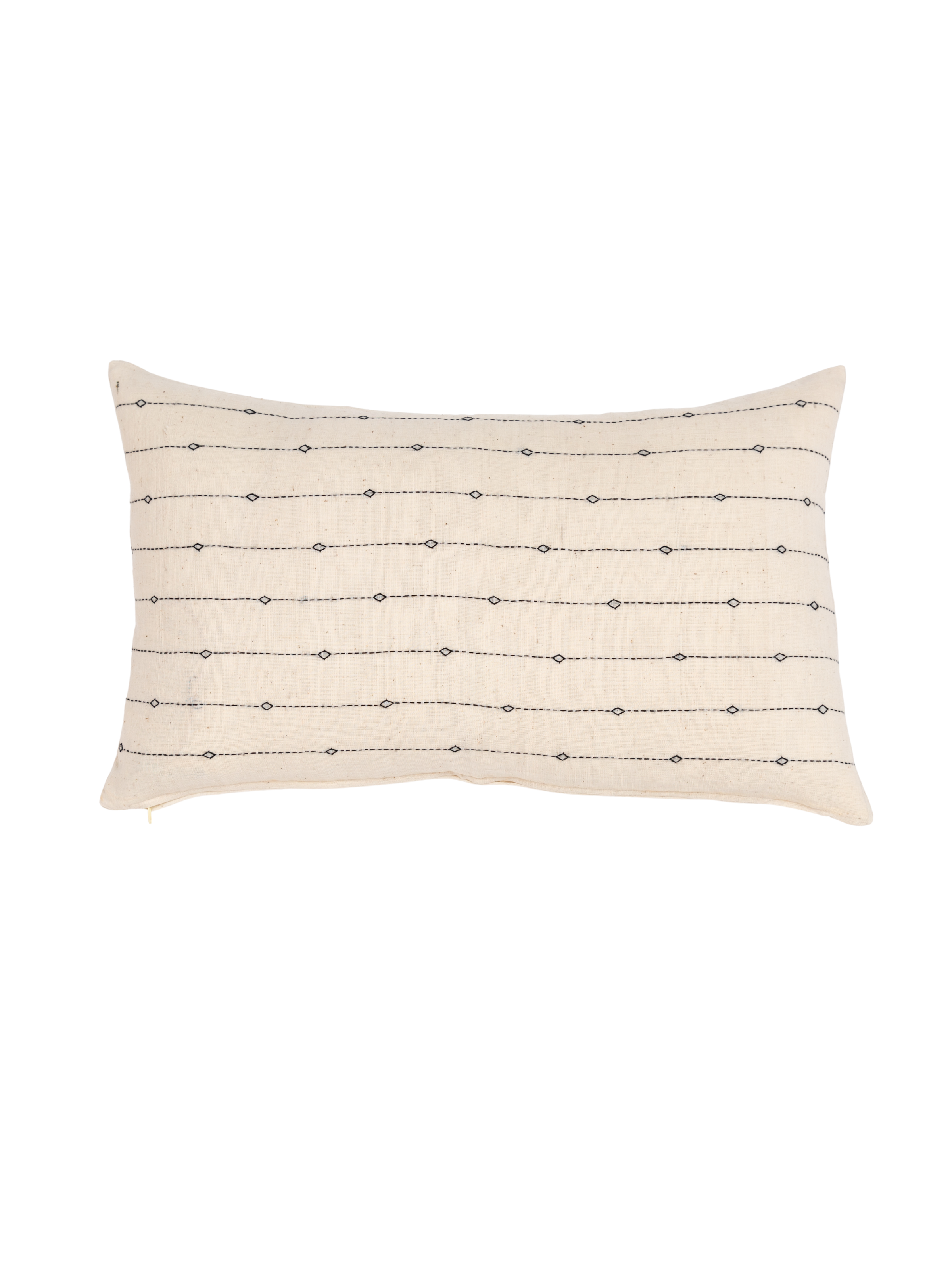 Nakra Embroidered Lumbar Pillow Cover