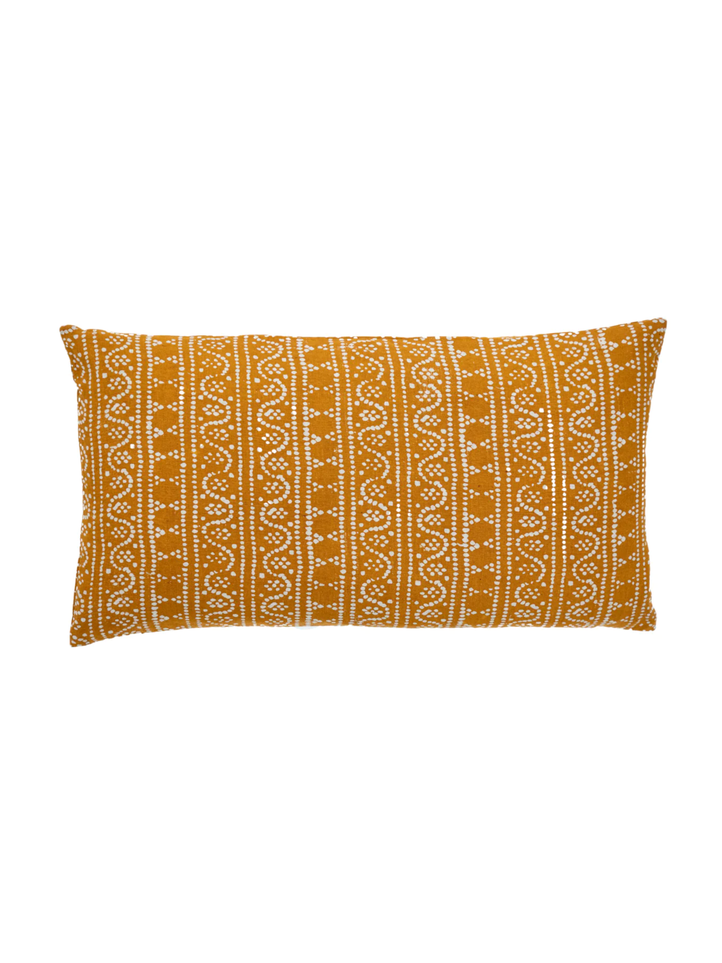 Sumatra Ochre Lumbar Pillow Cover
