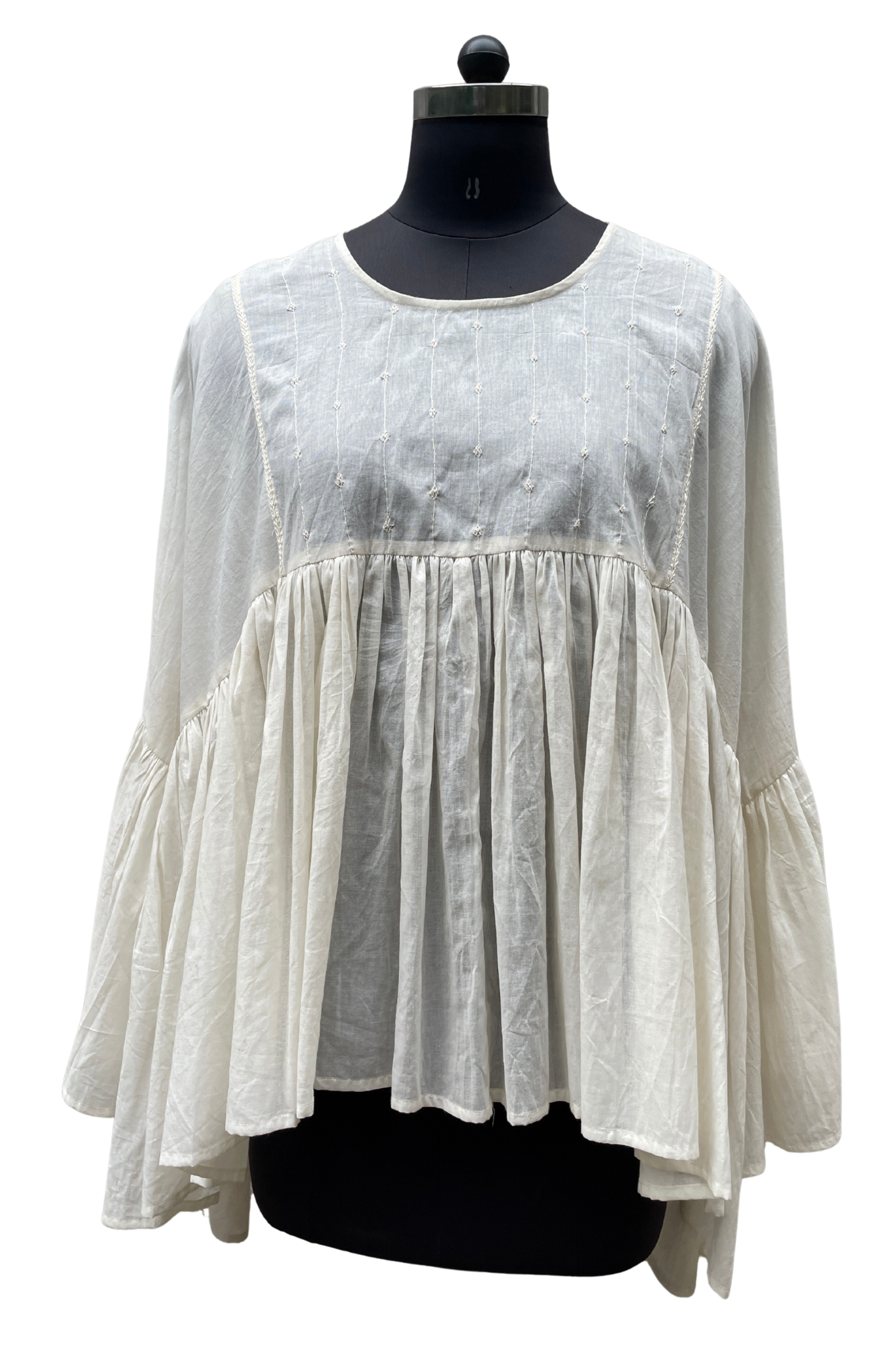Umbria Tunic Shell with Embroidery