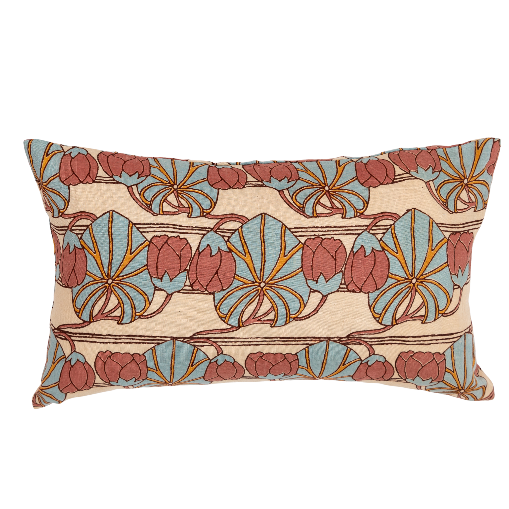 Waterlilies Lumbar Pillow Cover