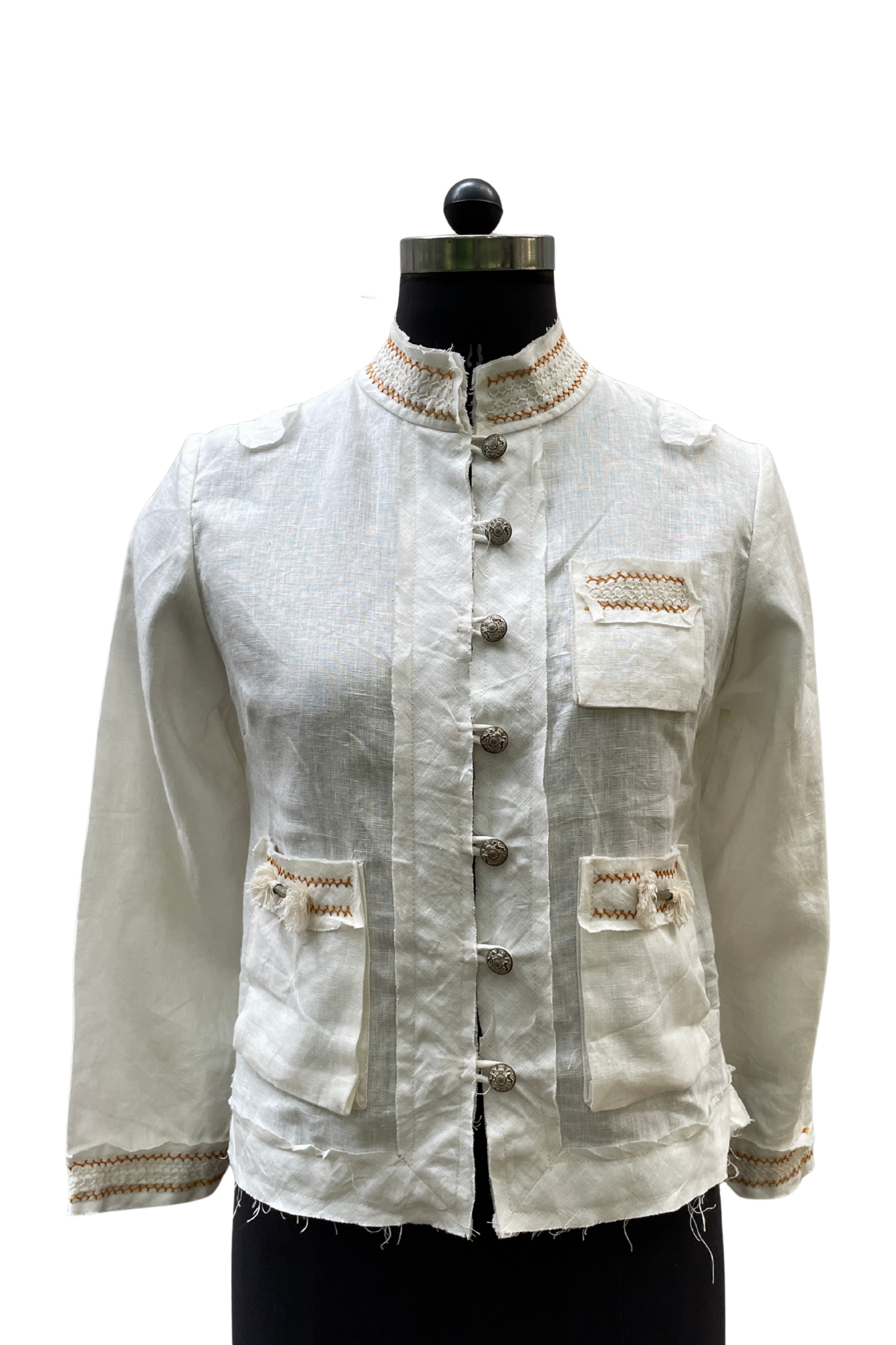 Urban Jacket Shell Ochre Embroidery