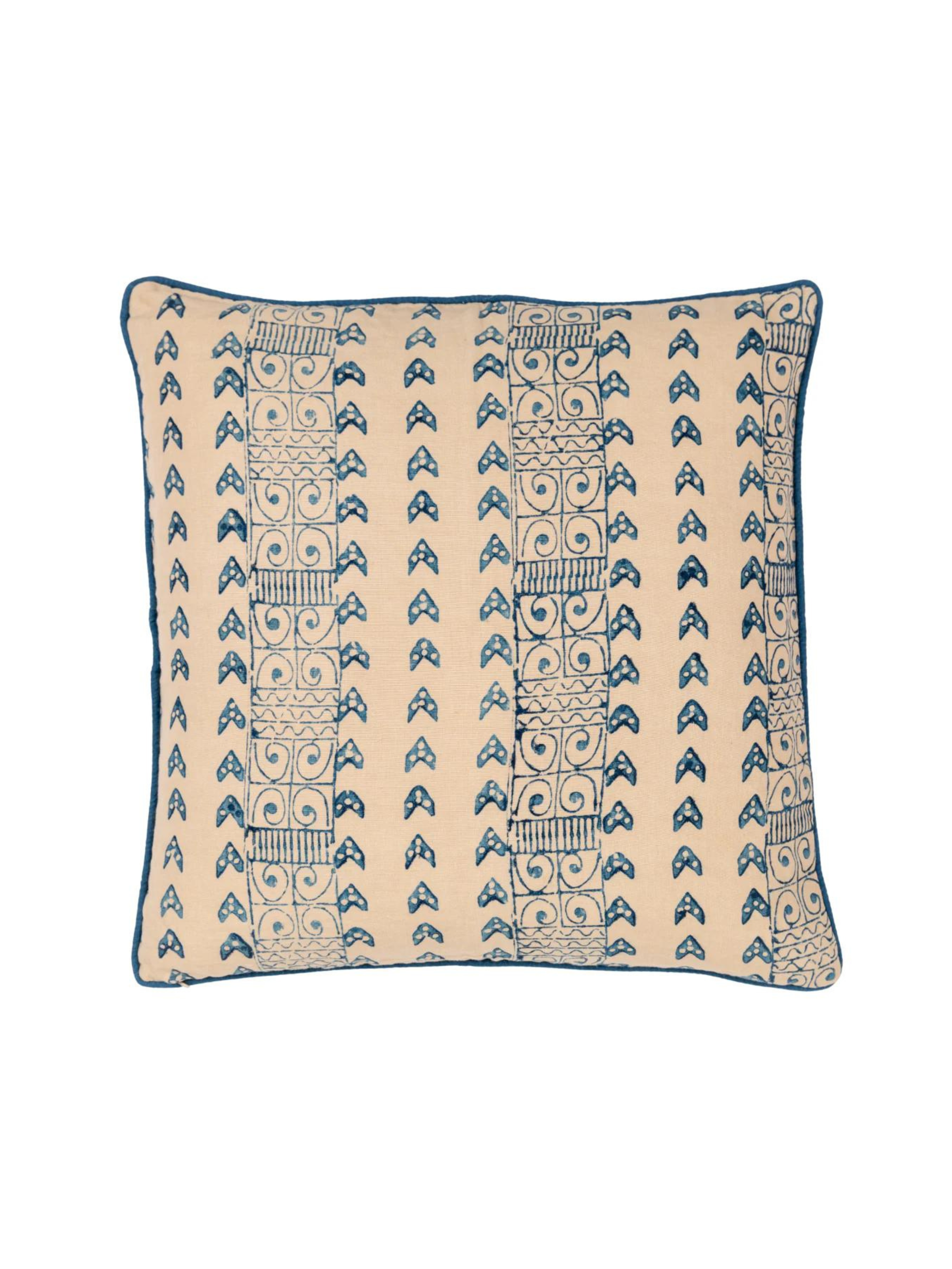 Zambia Blue Decorative Pillow Cover